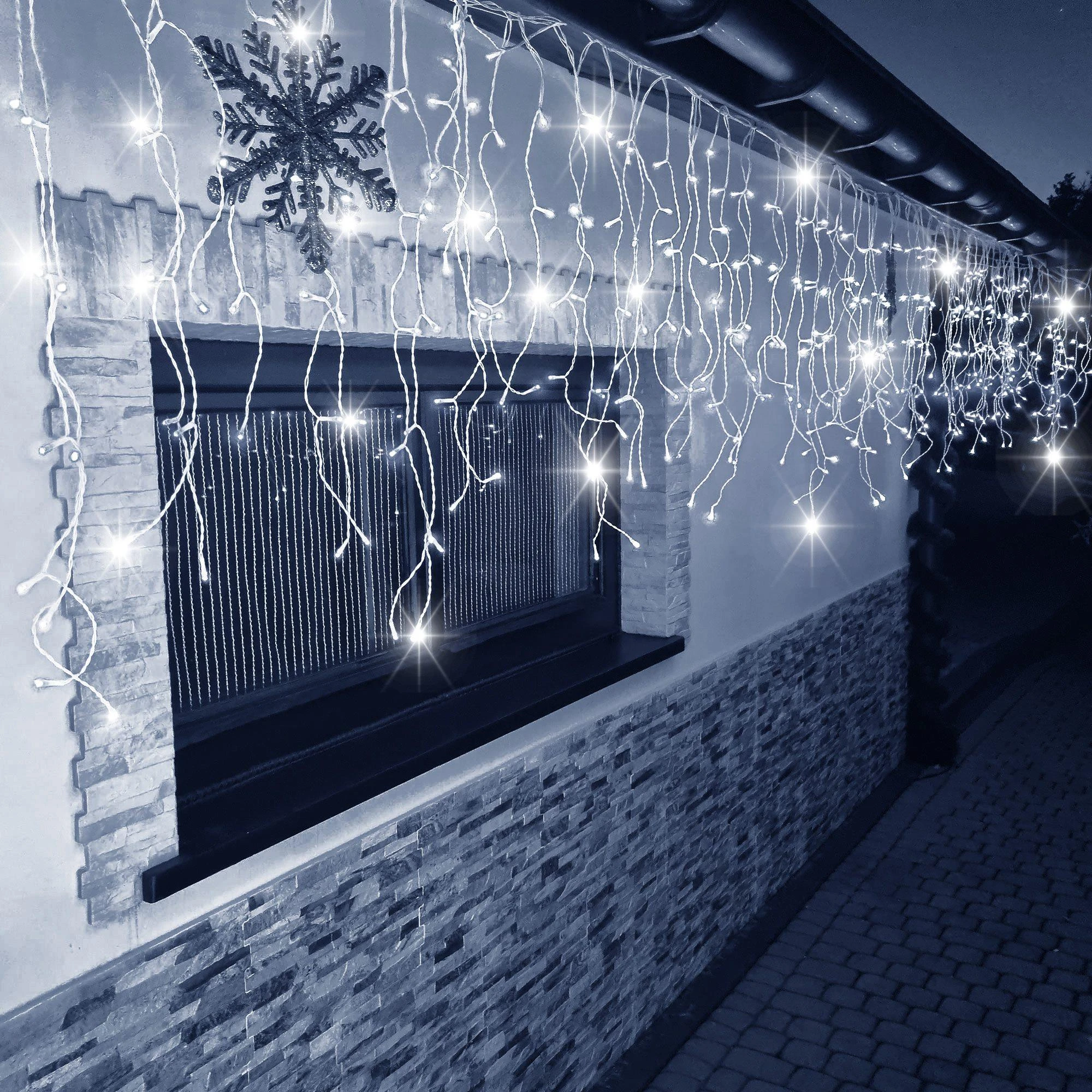 Springos Šventinė LED girlianda su blykstės efektu, 12 m, 300 LED