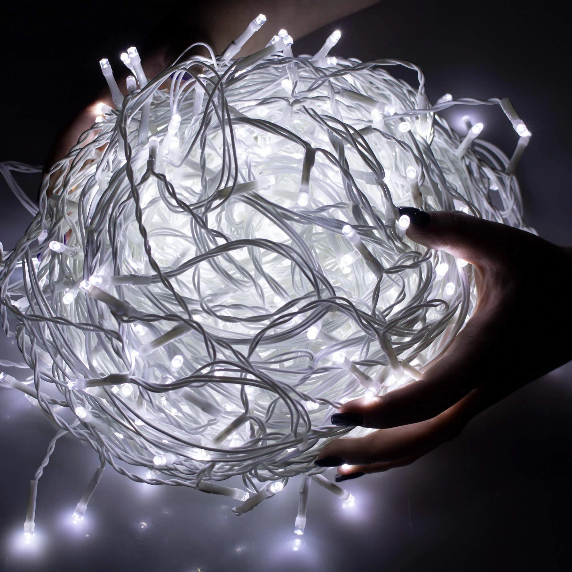 Springos Šventinė LED girlianda su blykstės efektu, 12 m, 300 LED