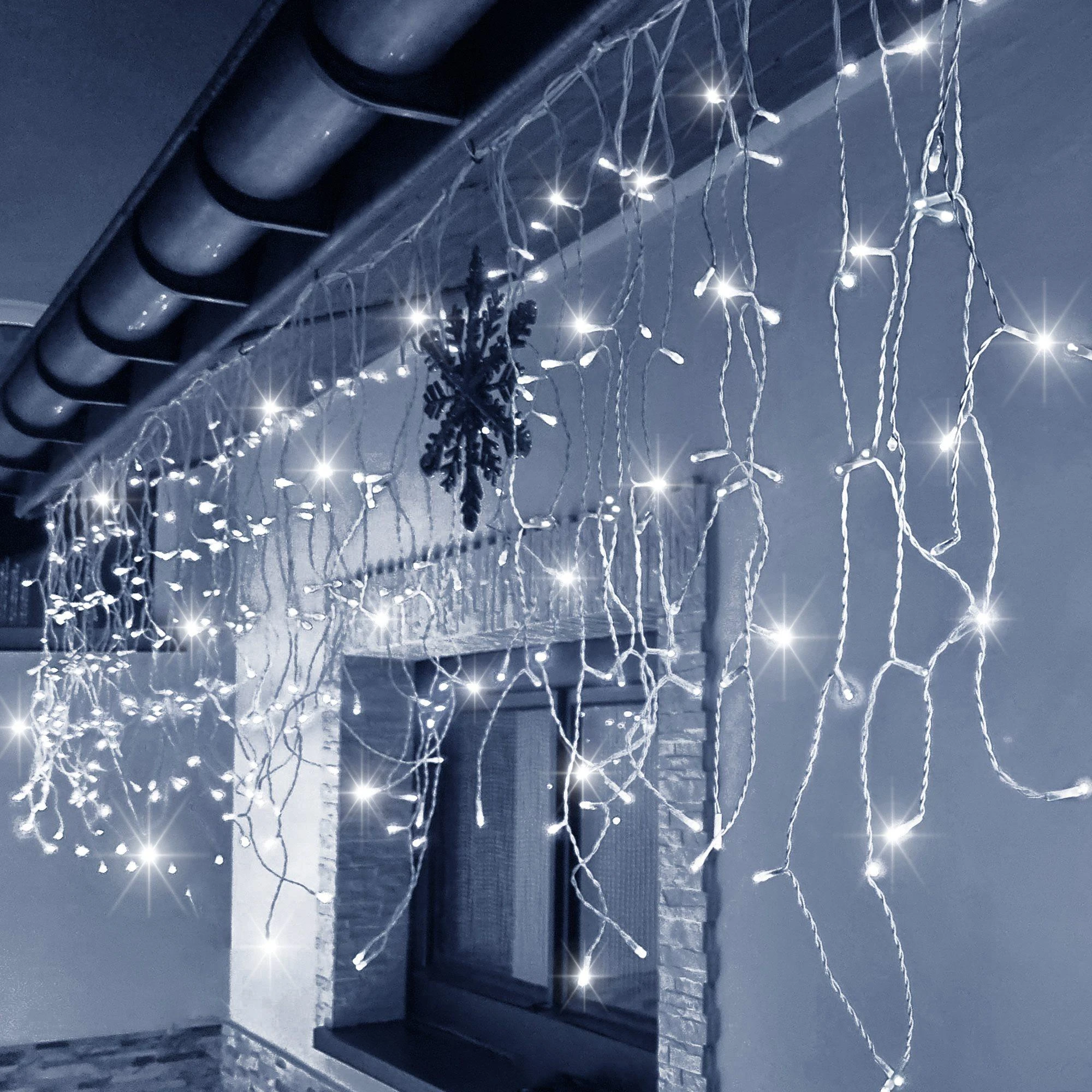 Springos Šventinė LED girlianda su blykstės efektu, 12 m, 300 LED