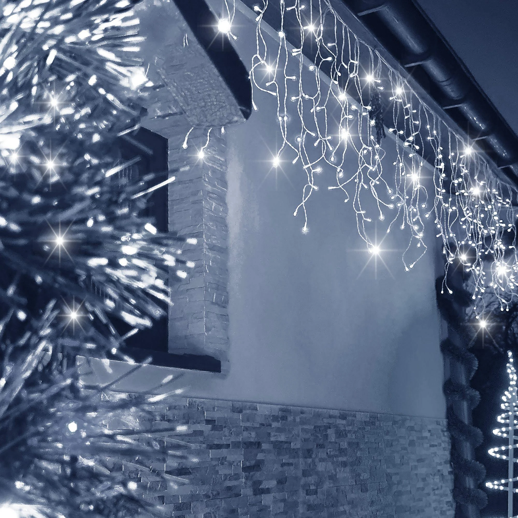 Springos Šventinė LED girlianda su blykstės efektu, 12 m, 300 LED