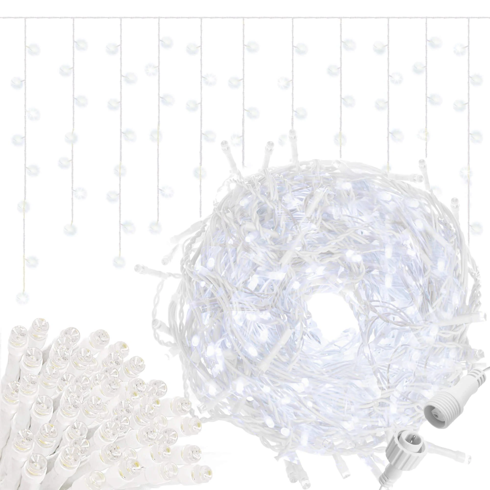 Springos Šventinė LED girlianda su blykstės efektu, 12 m, 300 LED