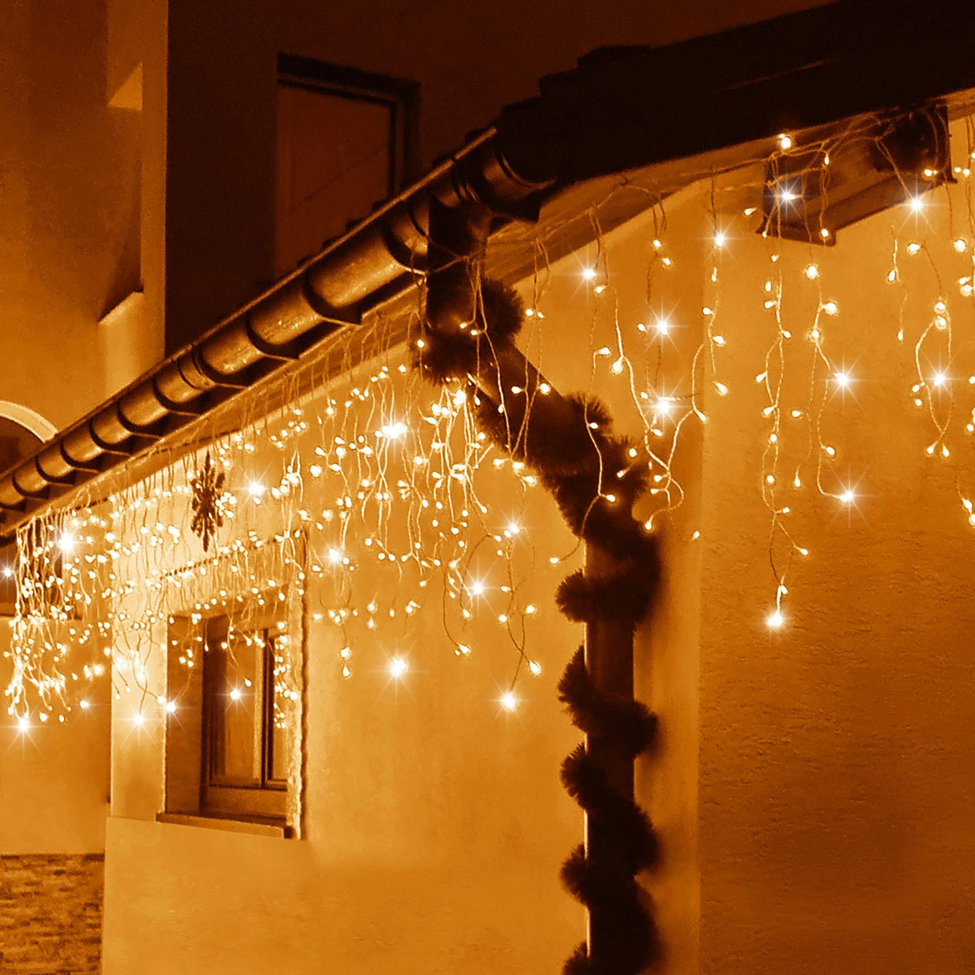 Springos LED girlianda varvekliai ICINIC 300 LED, IP44 klasė