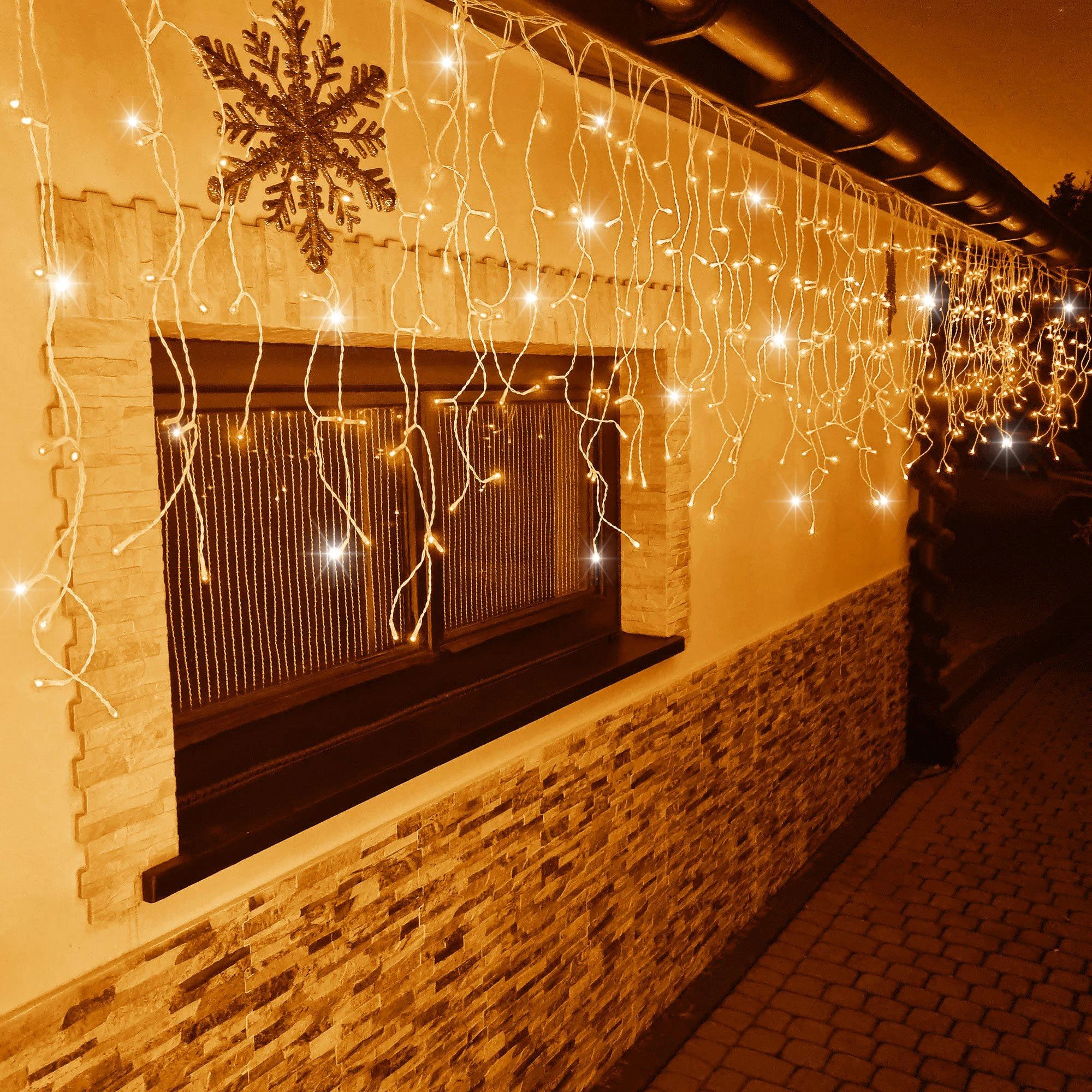Springos LED girlianda varvekliai ICINIC 300 LED, IP44 klasė