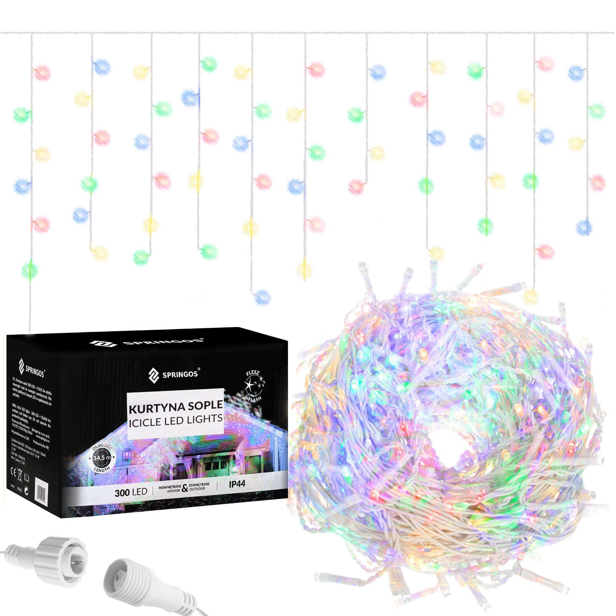 Kalėdinės lemputės Springos CL0319 300 LED, 12 m
