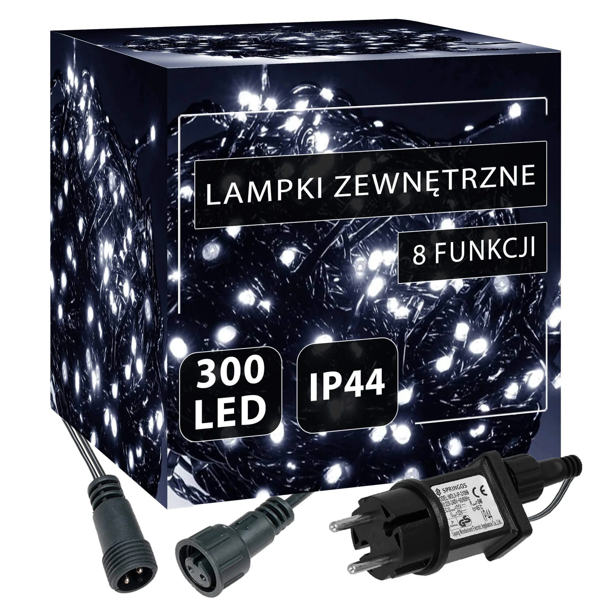 Kalėdinės lemputės Springos 300 LED, 15 m