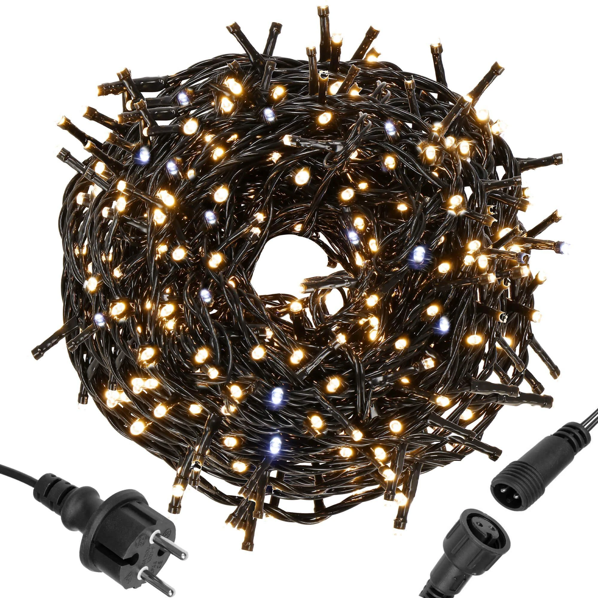 Springos kalėdinės girliandos 300 LED, 25,5 m