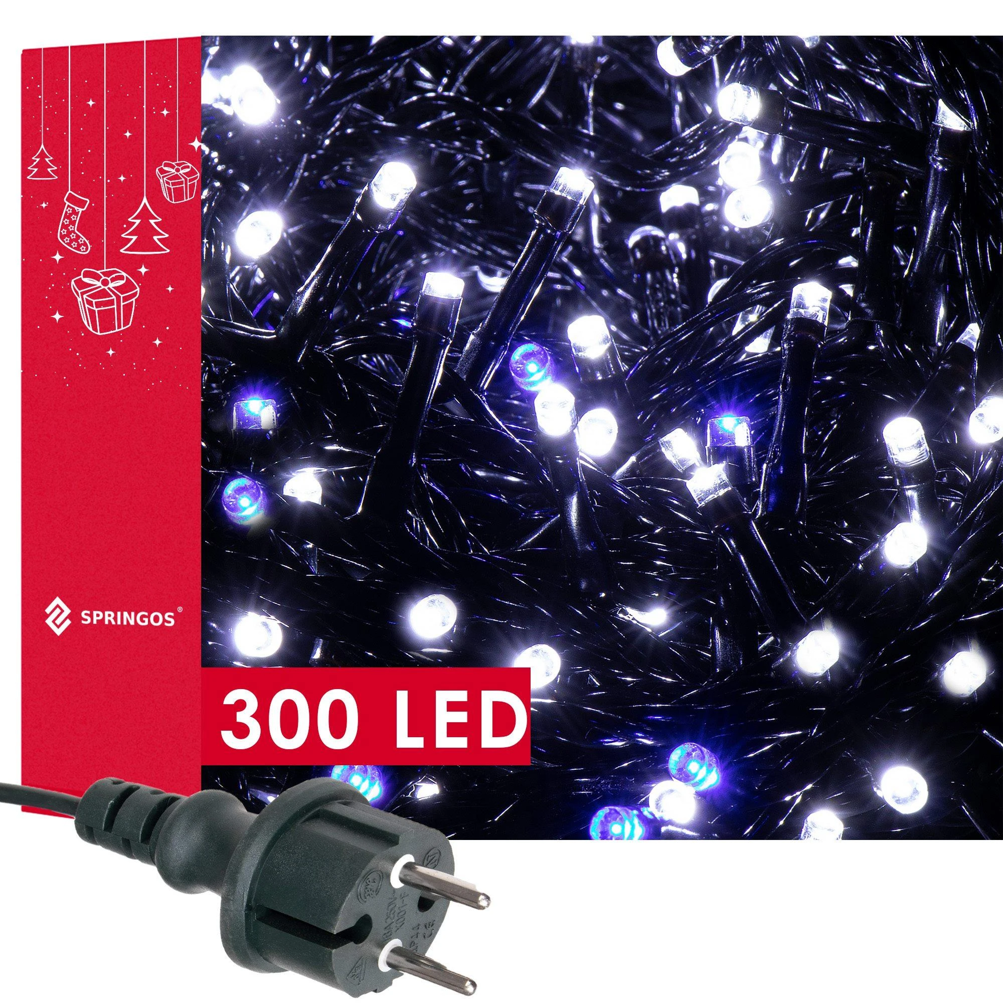 Kalėdinės lemputės Springos 300 LED 19,5 m