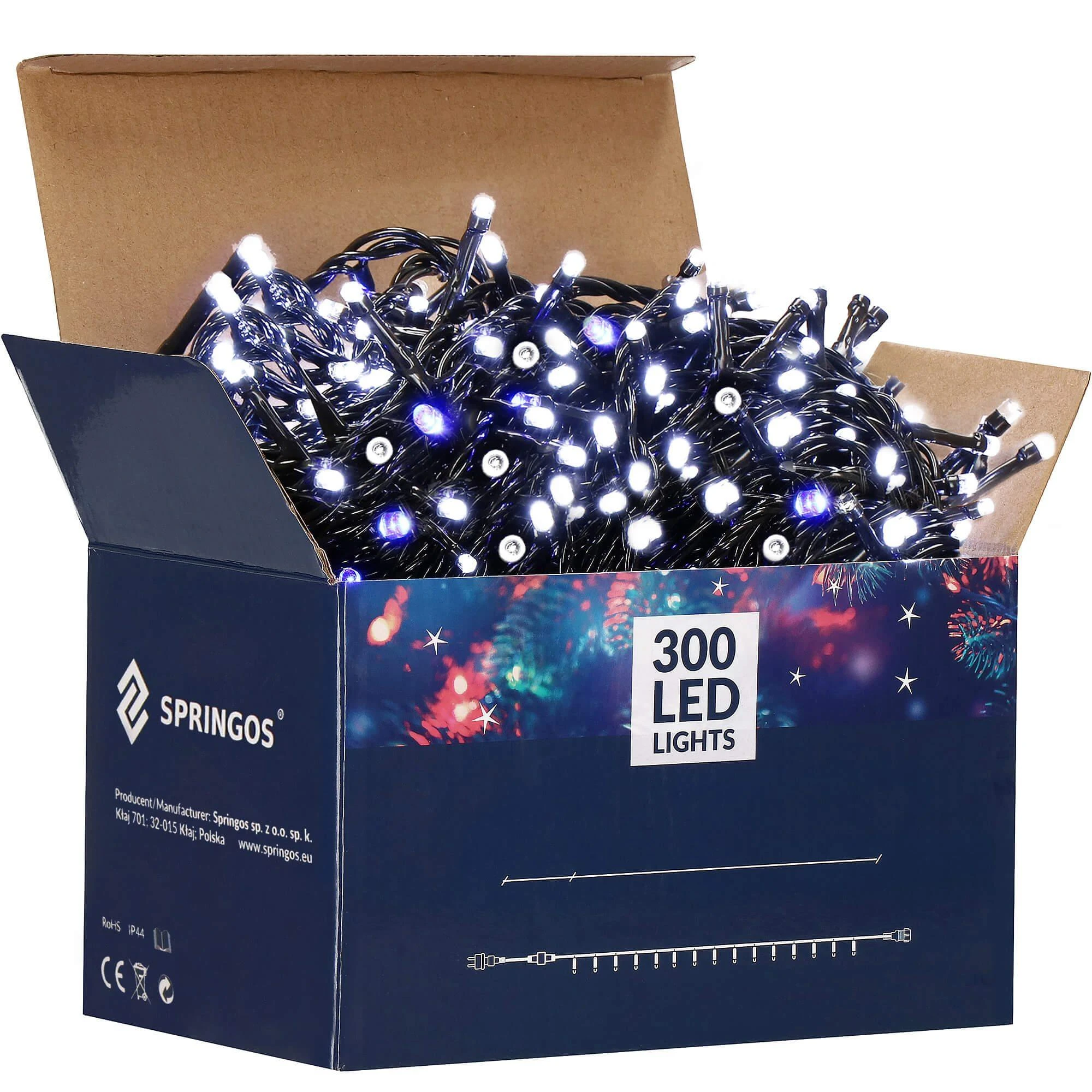 Kalėdinės lemputės Springos 300 LED 19,5 m