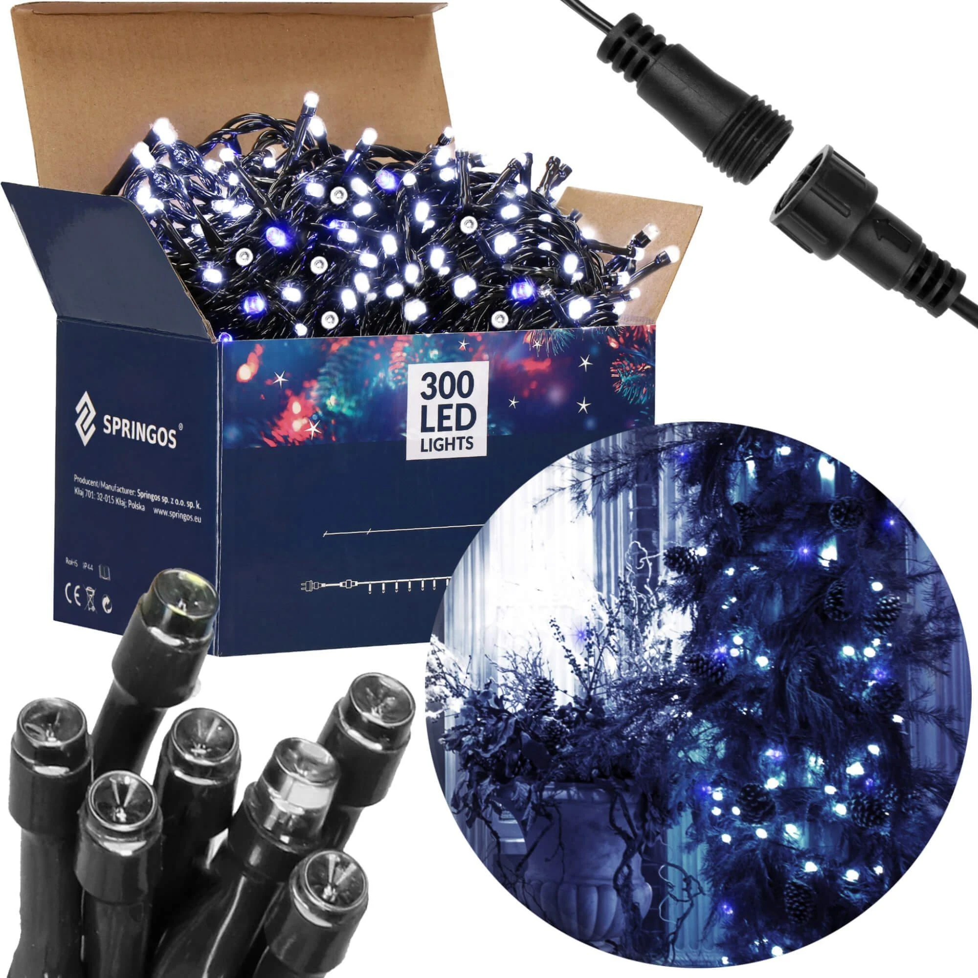 Kalėdinės lemputės Springos 300 LED 19,5 m