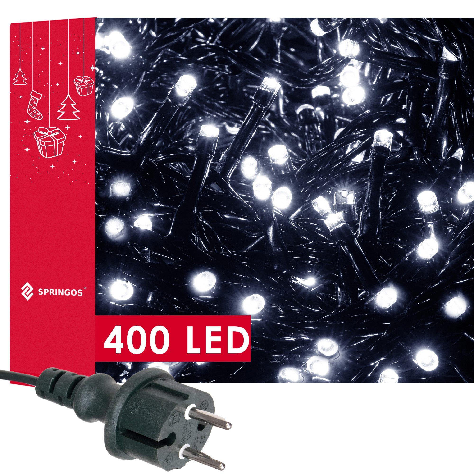 Kalėdinės lemputės Springos 400 LED, 33,5 m