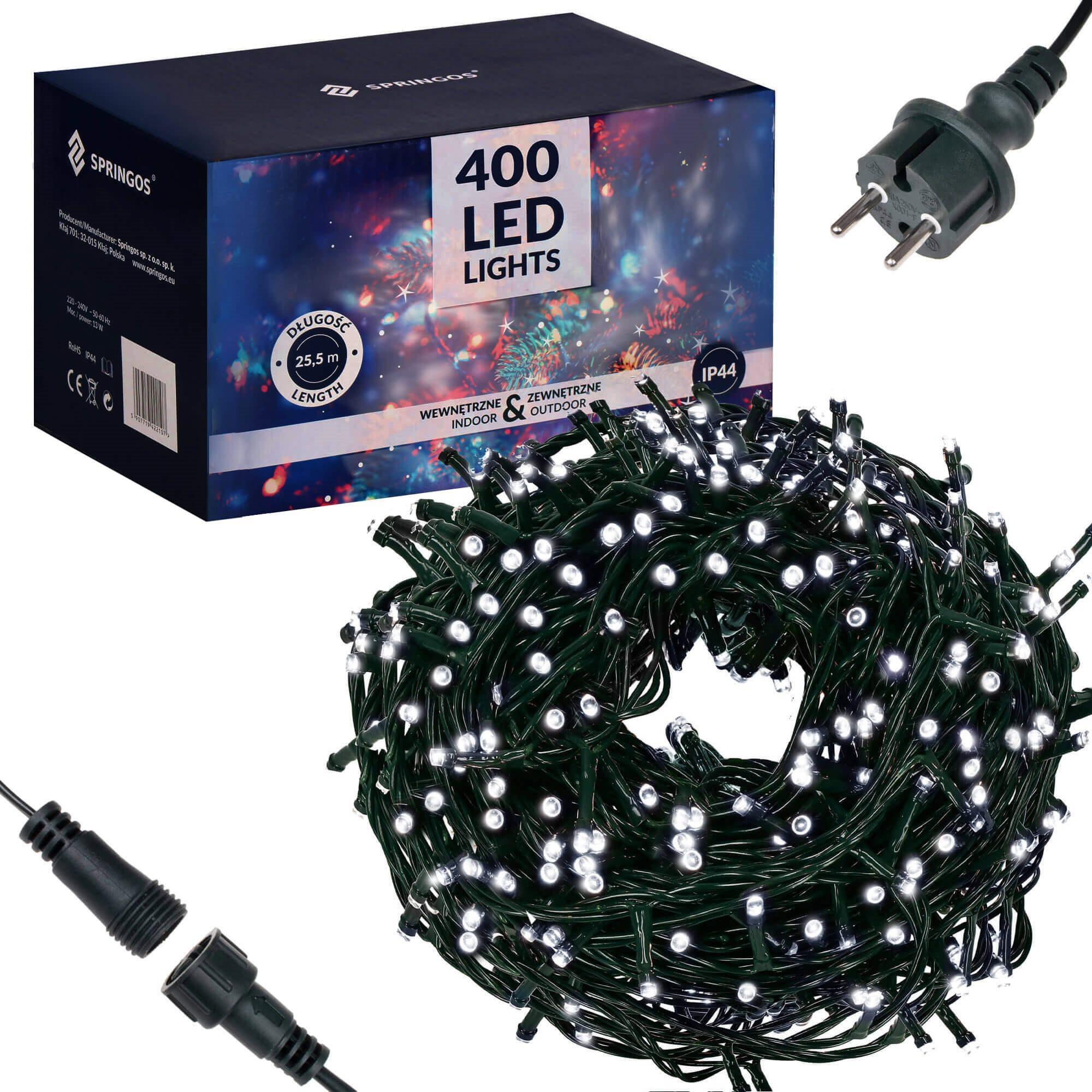 Kalėdinės lemputės Springos 400 LED, 33,5 m