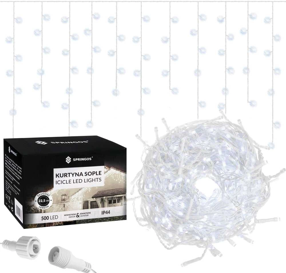 Kalėdinės lemputės Springos 500 LED su 8 funkcijomis