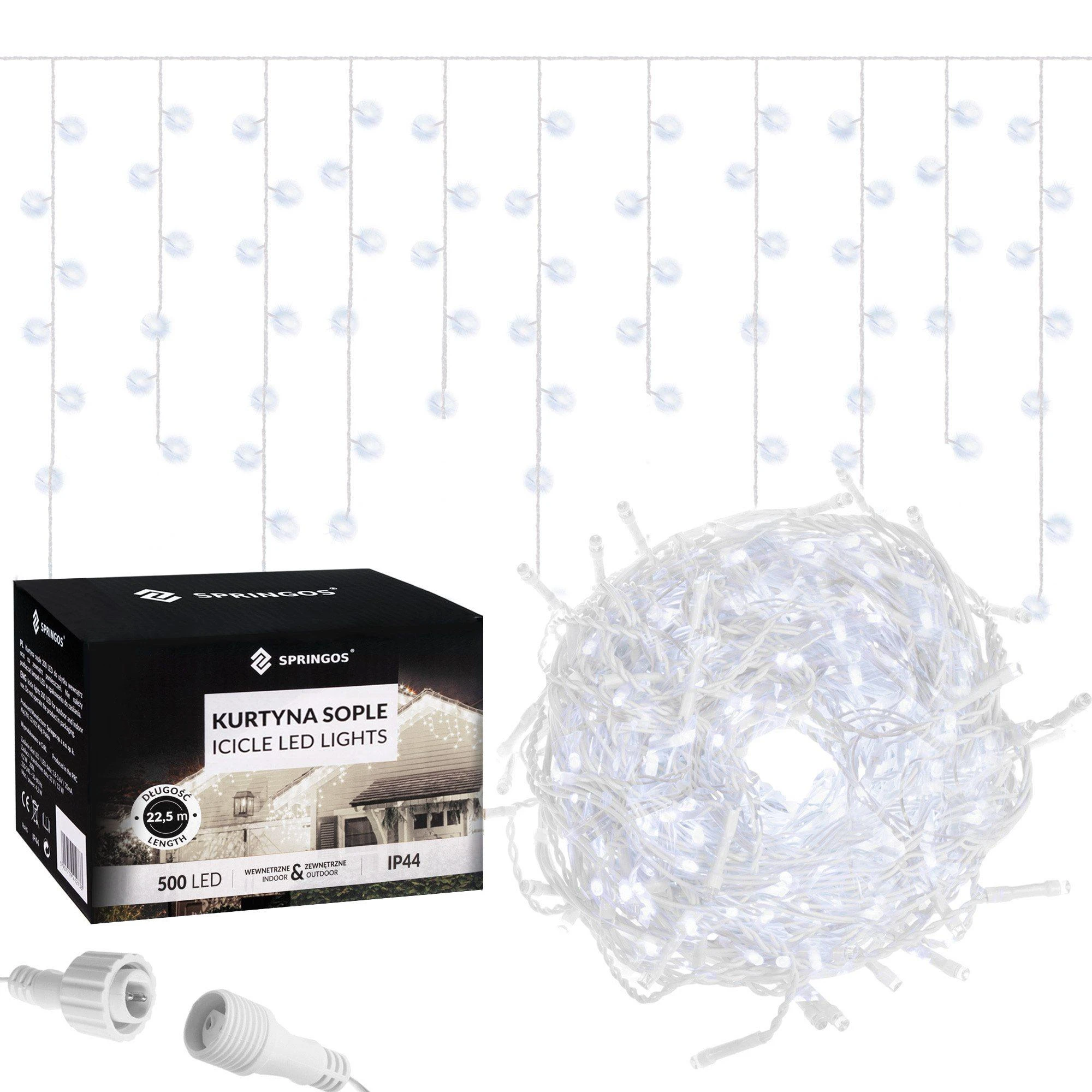 Kalėdinės lemputės Springos 500 LED su 8 funkcijomis