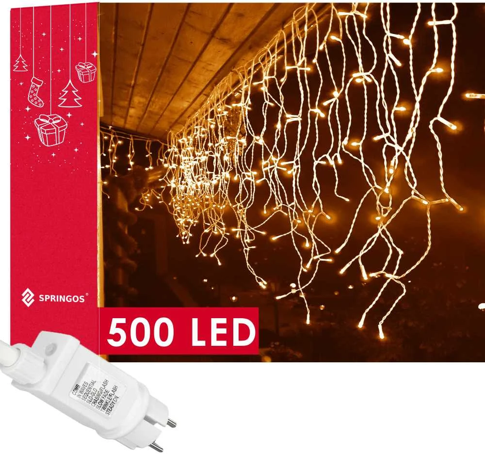 Springos Varveklio girlianda 500 LED