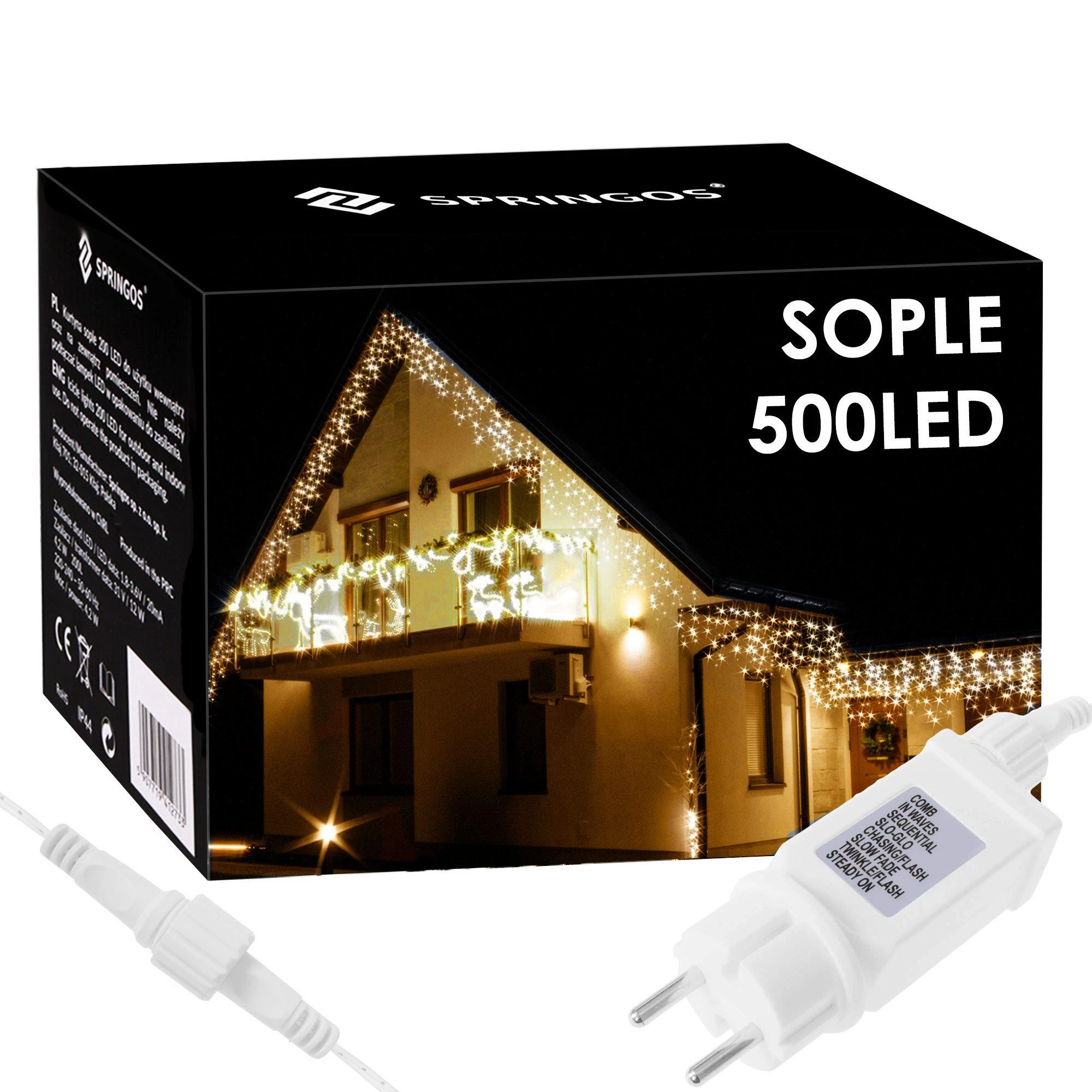 Springos Varveklio girlianda 500 LED