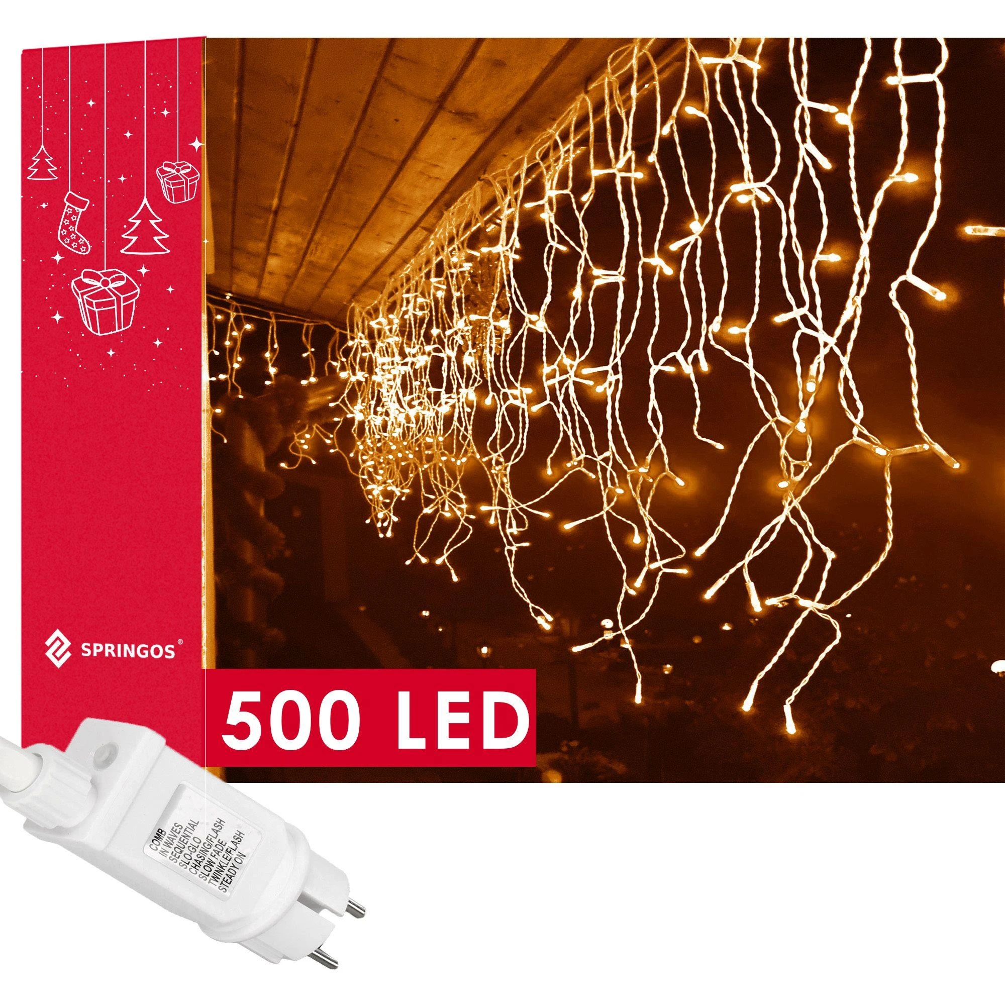 Springos Varveklio girlianda 500 LED