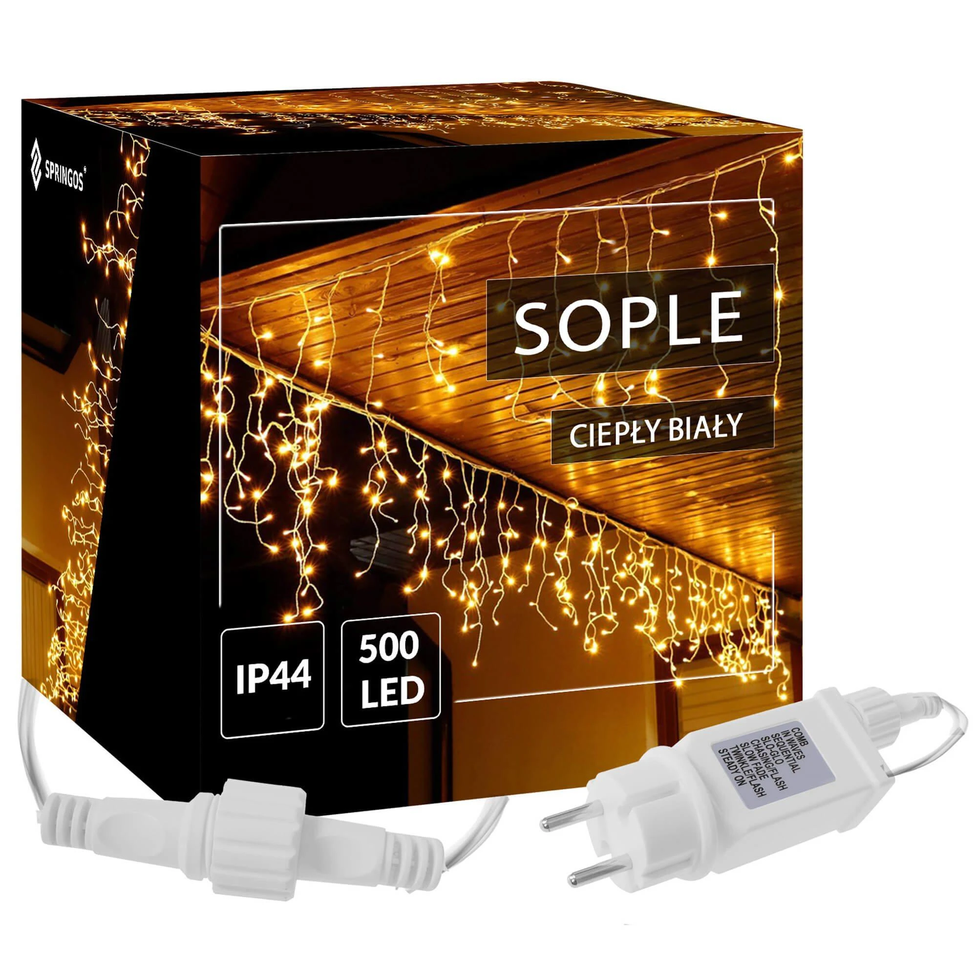 Springos Varveklio girlianda 500 LED