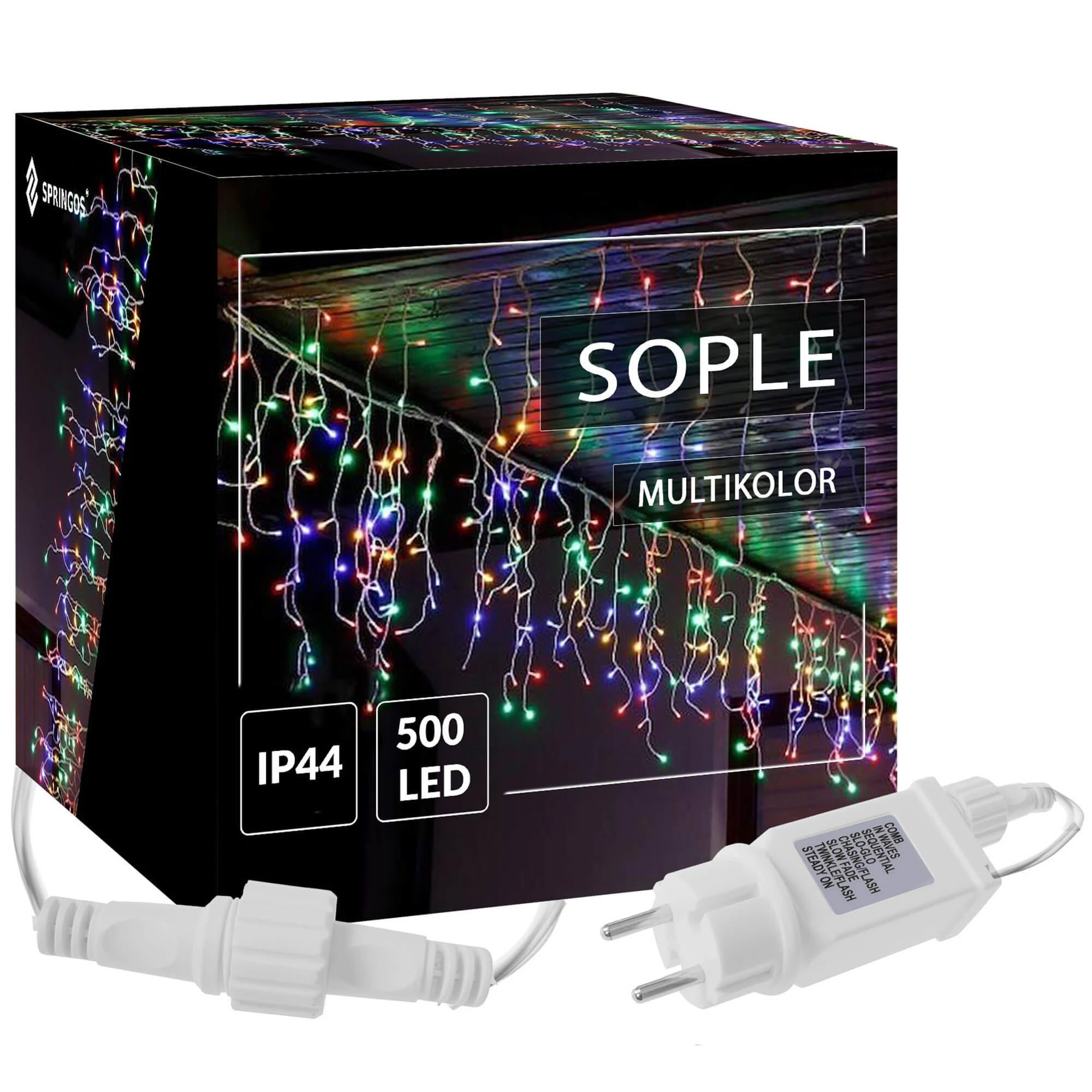 Kalėdinės lemputės Springos CL0503, 20 m, 500 LED