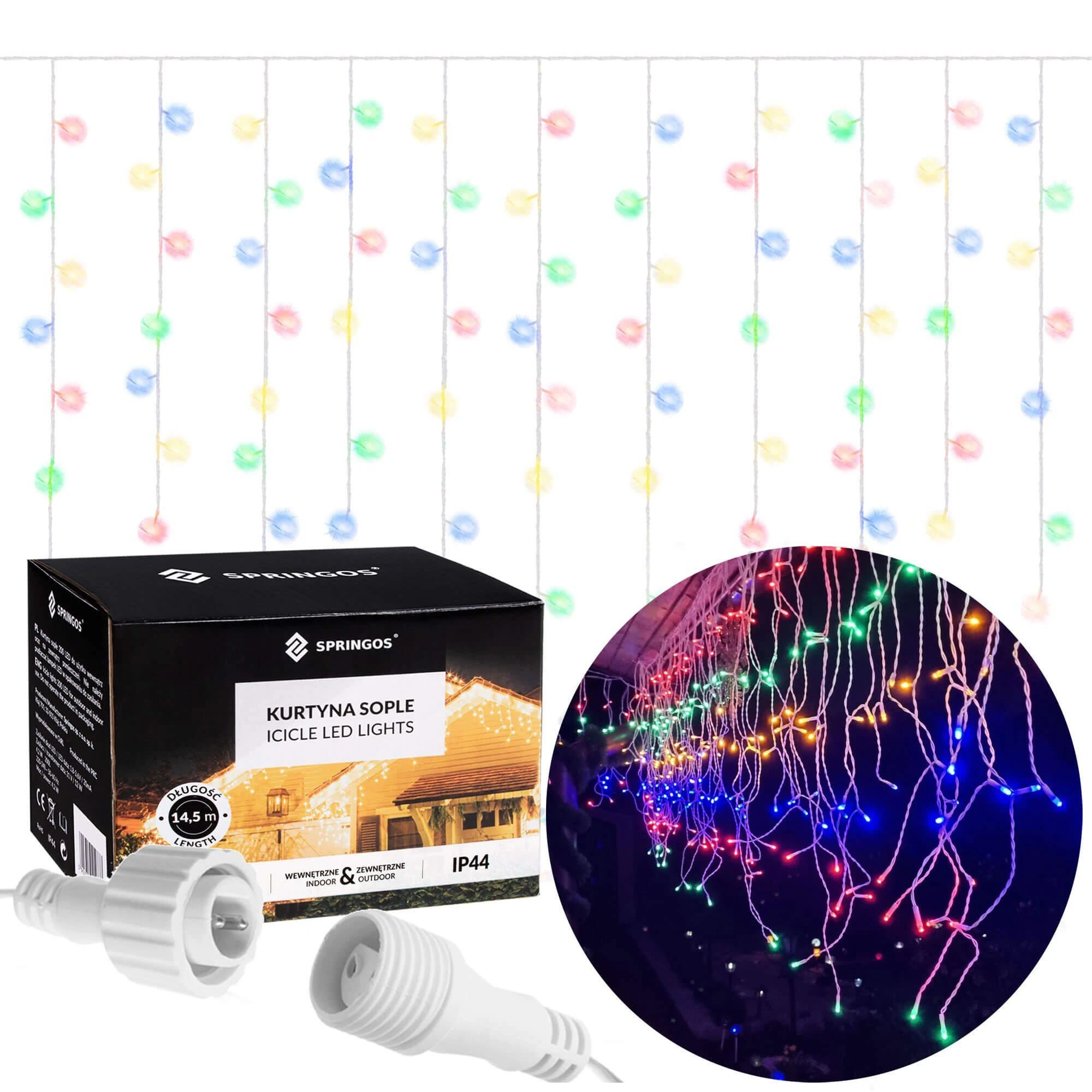 Kalėdinės lemputės Springos CL0503, 20 m, 500 LED