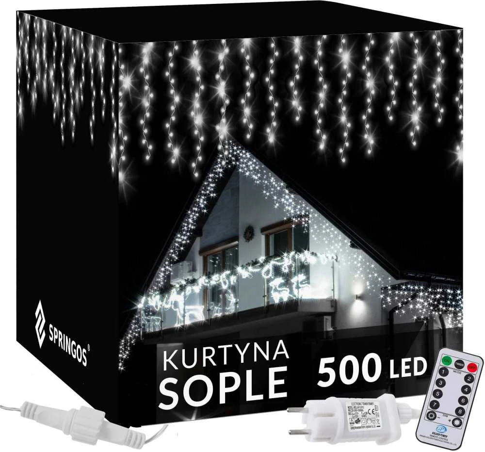 Kalėdinės lemputės Springos CL0504, 500 LED, 20 m