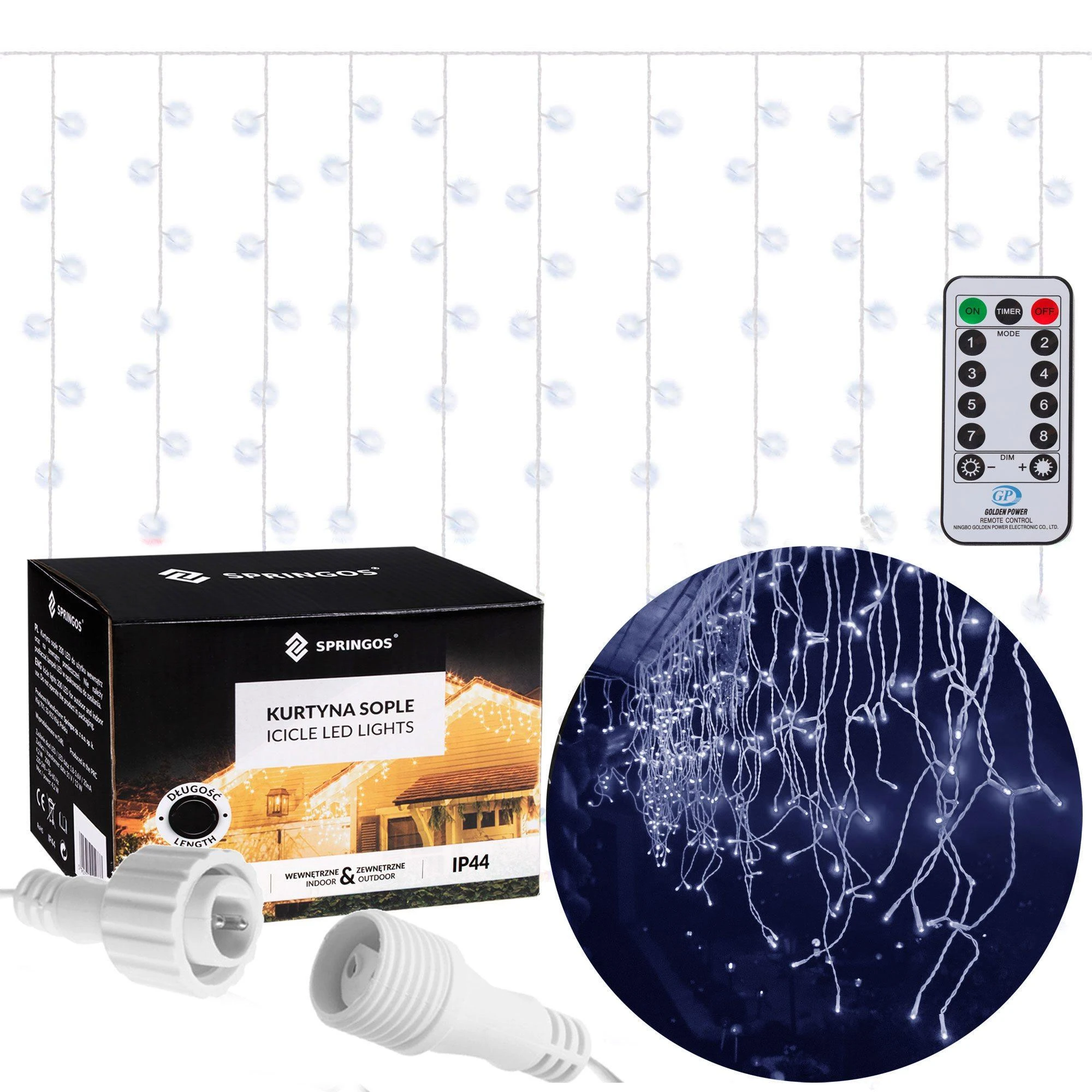 Kalėdinės lemputės Springos CL0504, 500 LED, 20 m