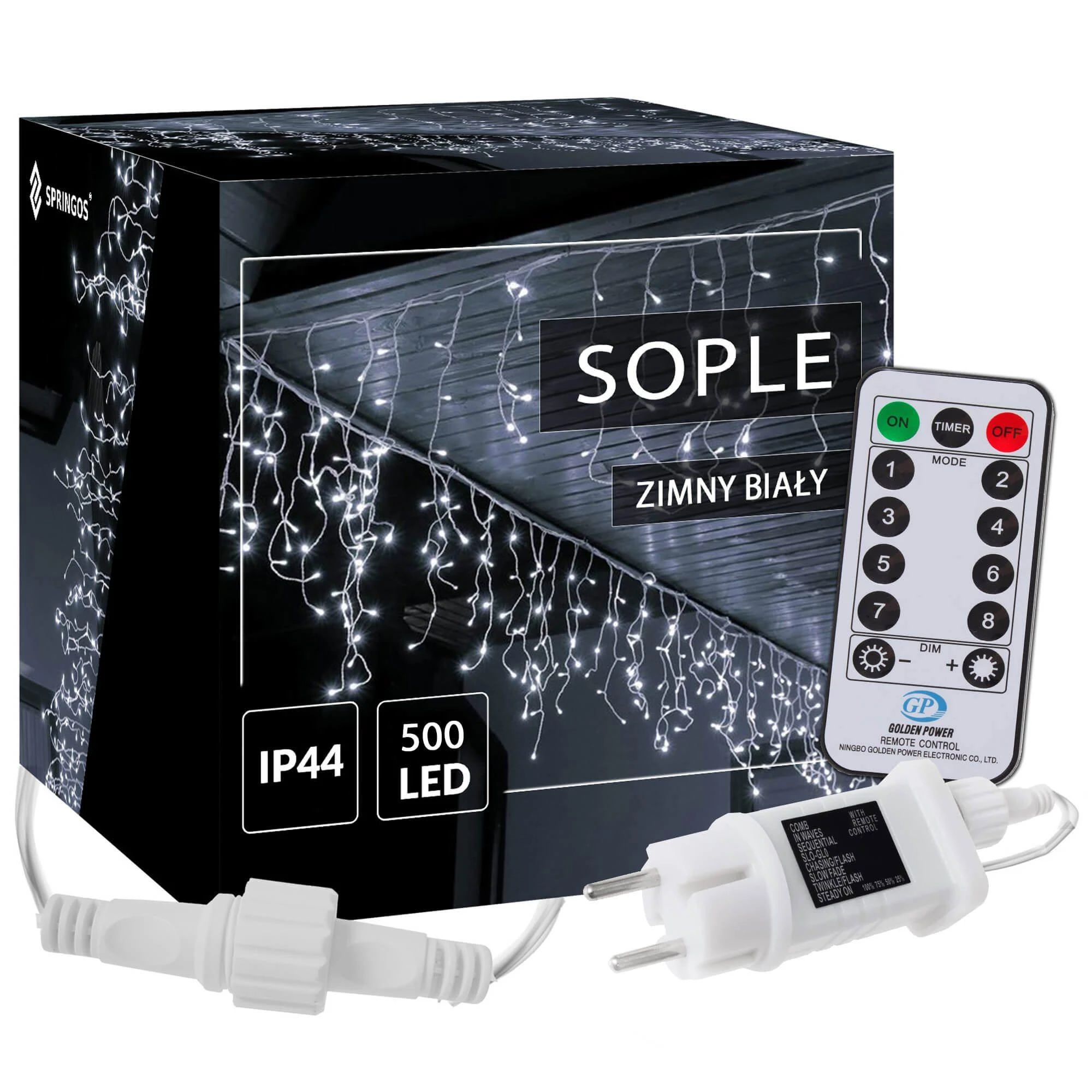 Kalėdinės lemputės Springos CL0504, 500 LED, 20 m