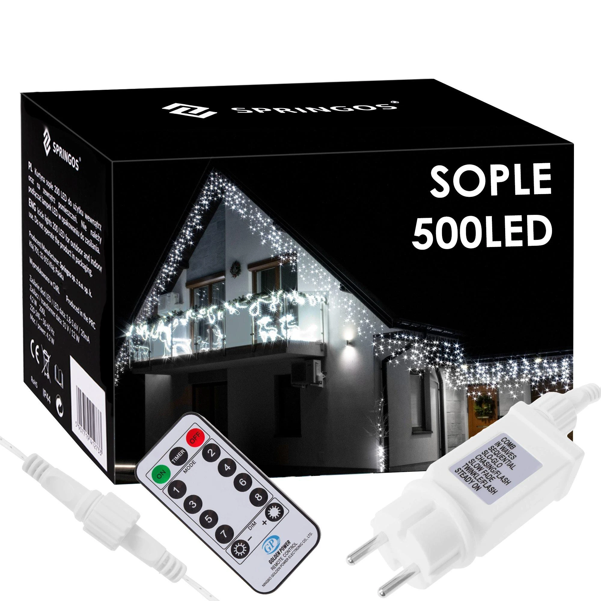 Kalėdinės lemputės Springos CL0504, 500 LED, 20 m