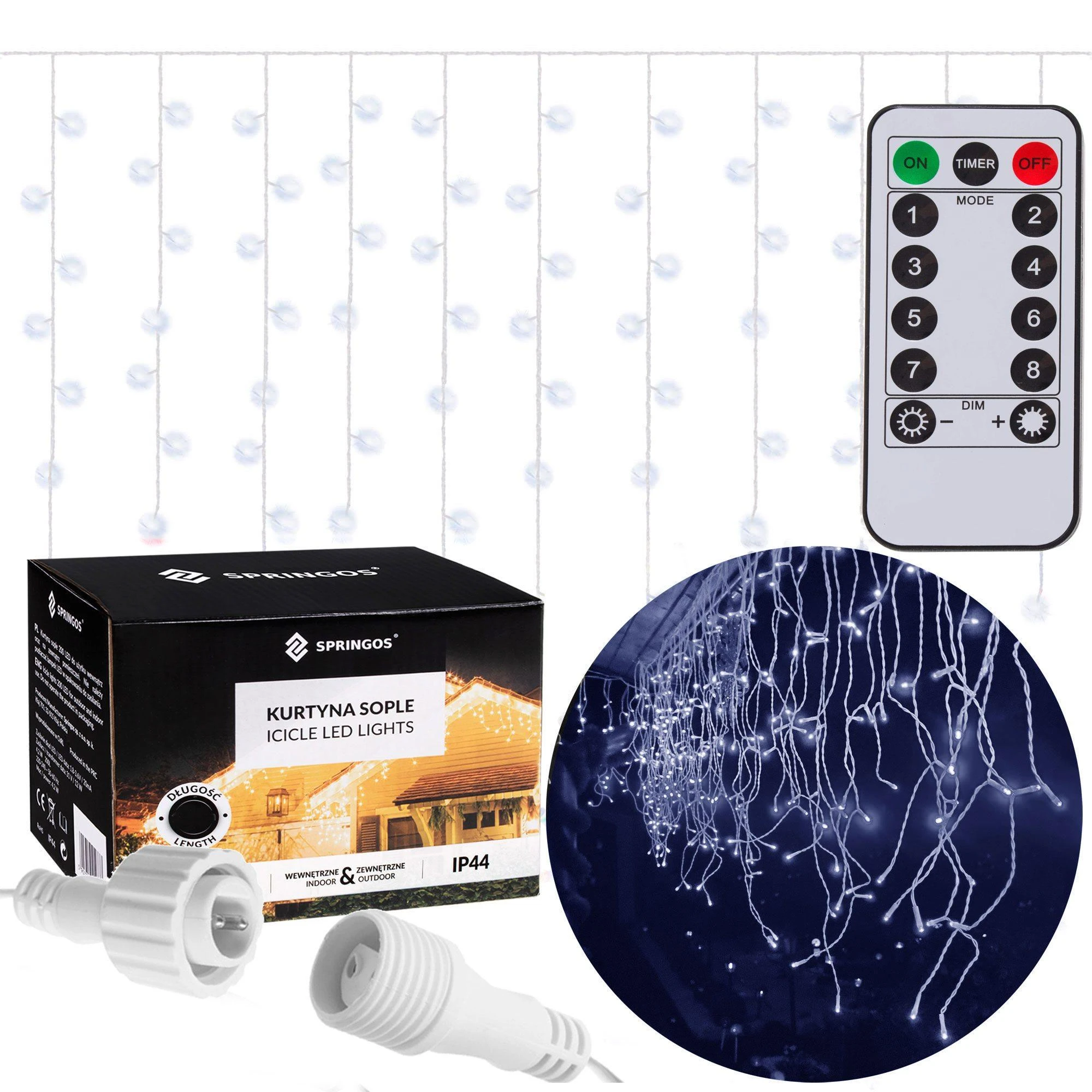 Kalėdinės lemputės Springos CL0504, 500 LED, 20 m