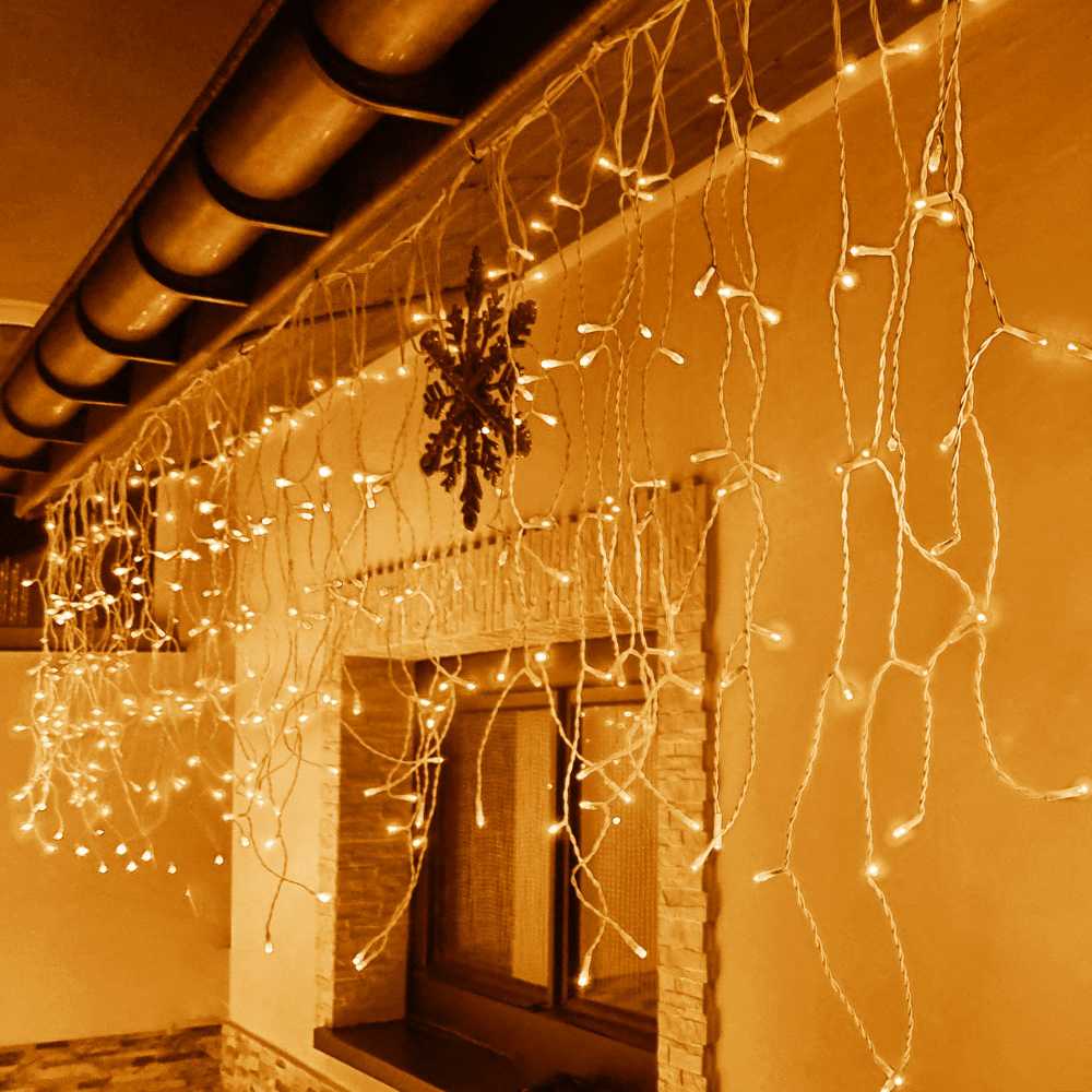 Kalėdinė girlianda Springos CL0505, 500 LED, auksinės spalvos (Pažeista pakuotė)