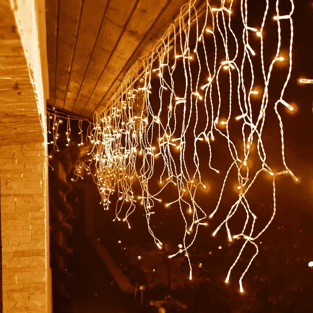 Kalėdinė girlianda Springos CL0505, 500 LED, auksinės spalvos (Pažeista pakuotė)