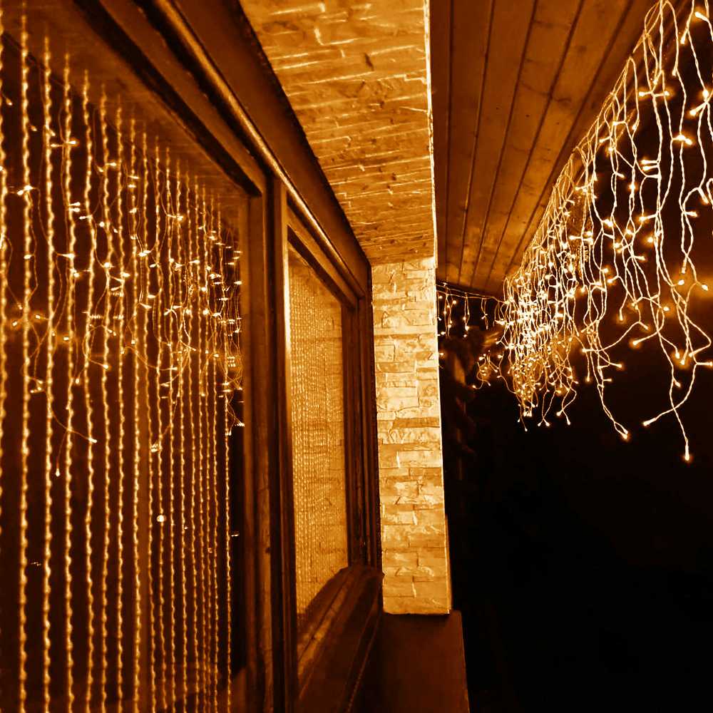 Kalėdinė girlianda Springos CL0505, 500 LED, auksinės spalvos (Pažeista pakuotė)