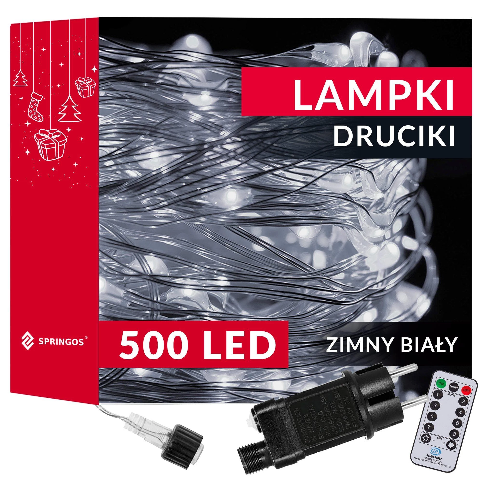 Springos Kalėdinės lemputės 48 m 480 LED