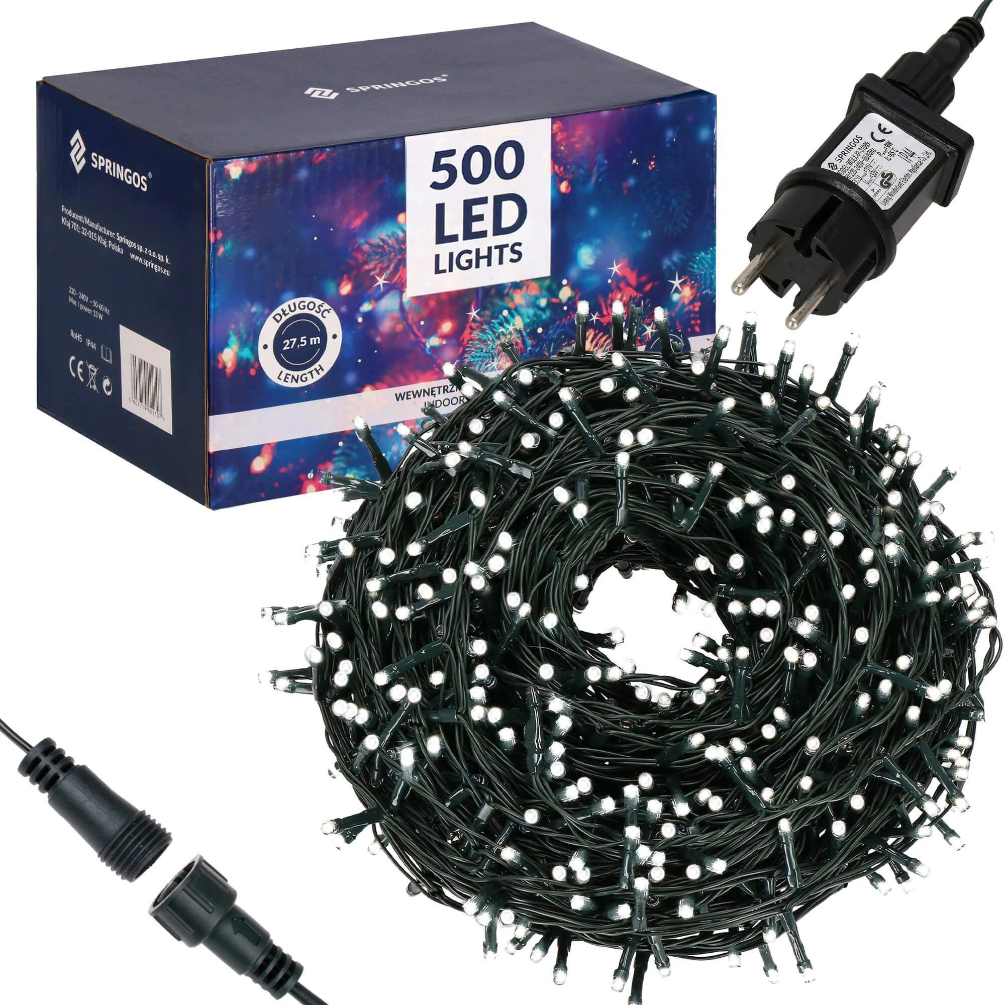 Springos Kalėdinės lemputės 500 LED