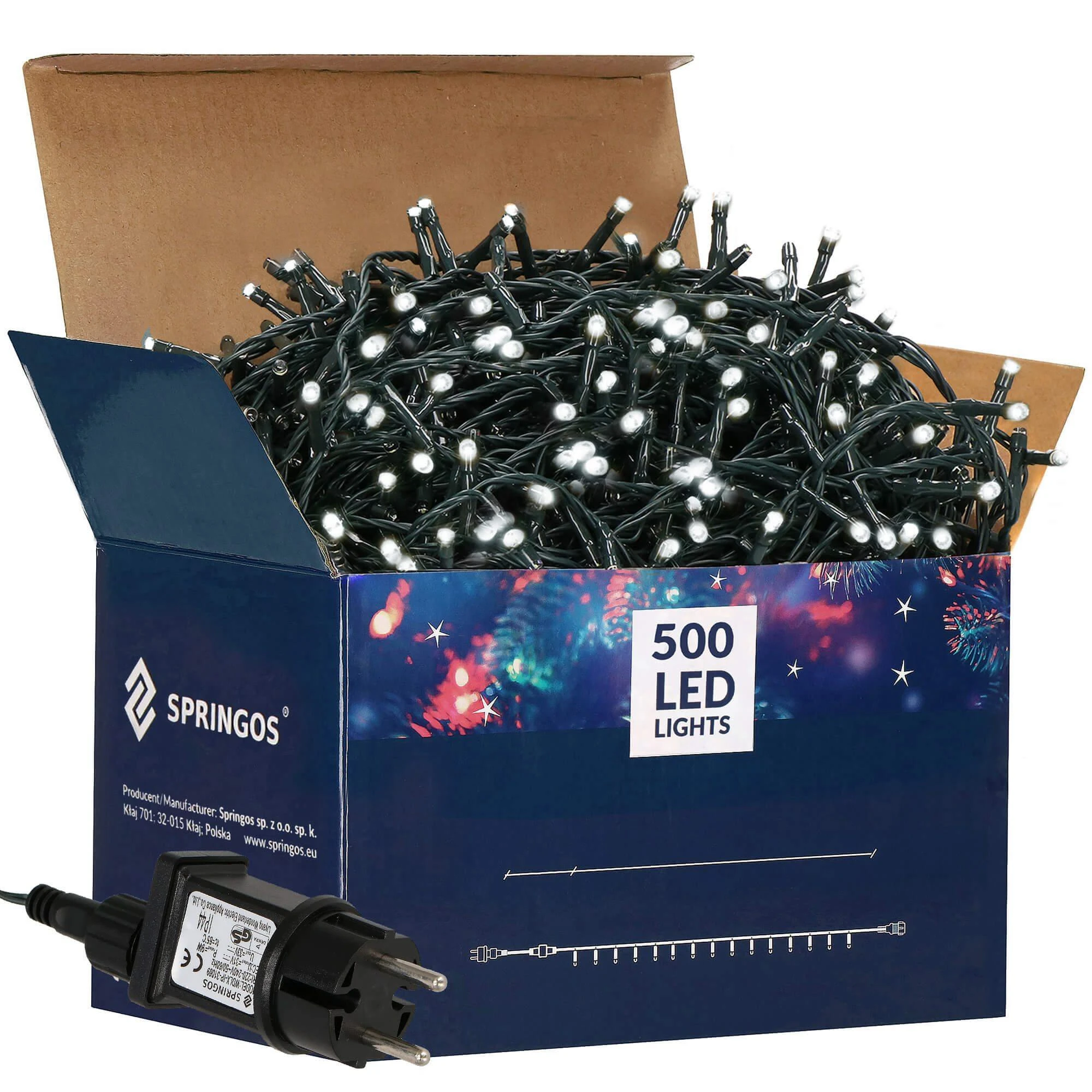 Springos Kalėdinės lemputės 500 LED