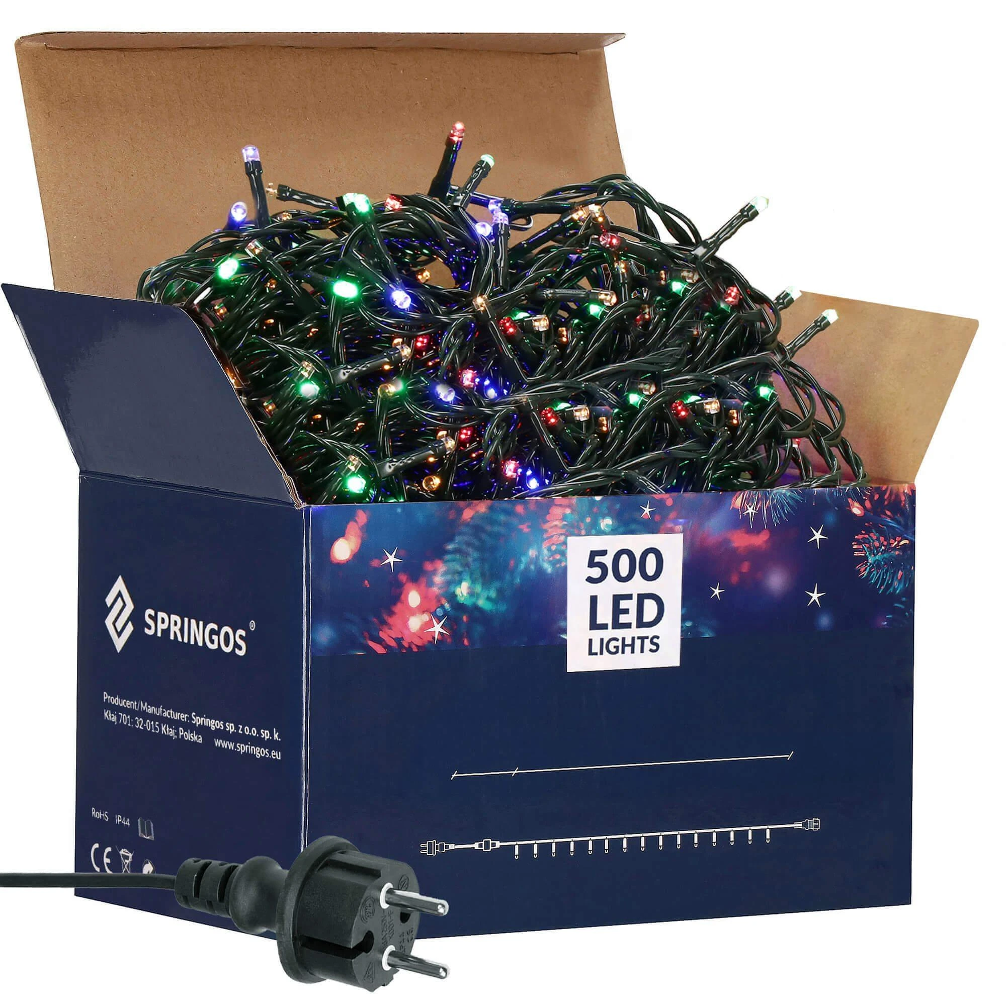 Kalėdinė girlianda Springos CL0526, 500 LED, 41,5 m