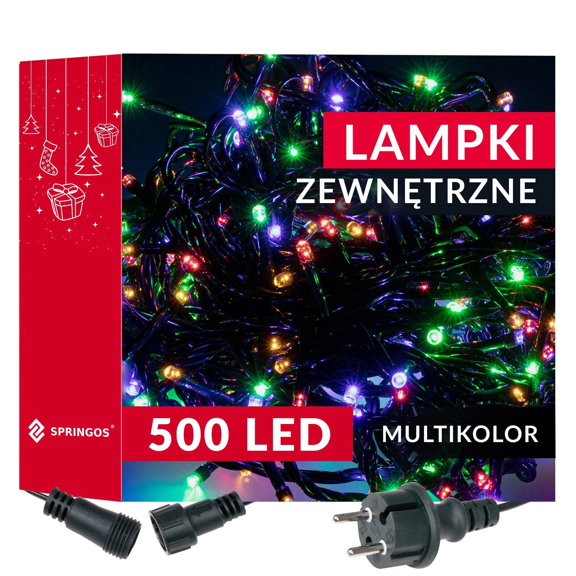 Kalėdinė girlianda Springos CL0526, 500 LED, 41,5 m