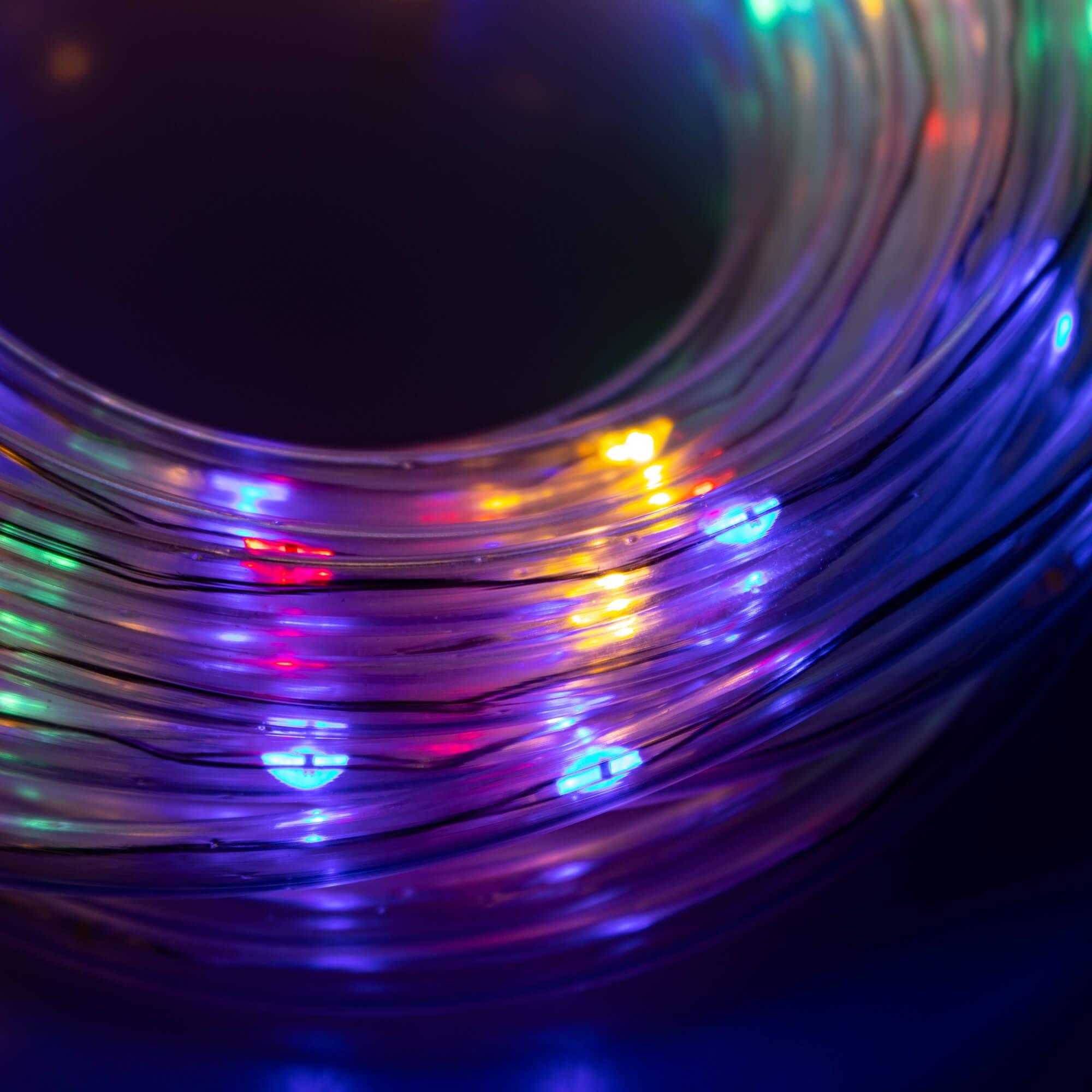 LED kalėdinė girlianda Springos, 5,7 m, daugiaspalvė, 50 LED, IP44
