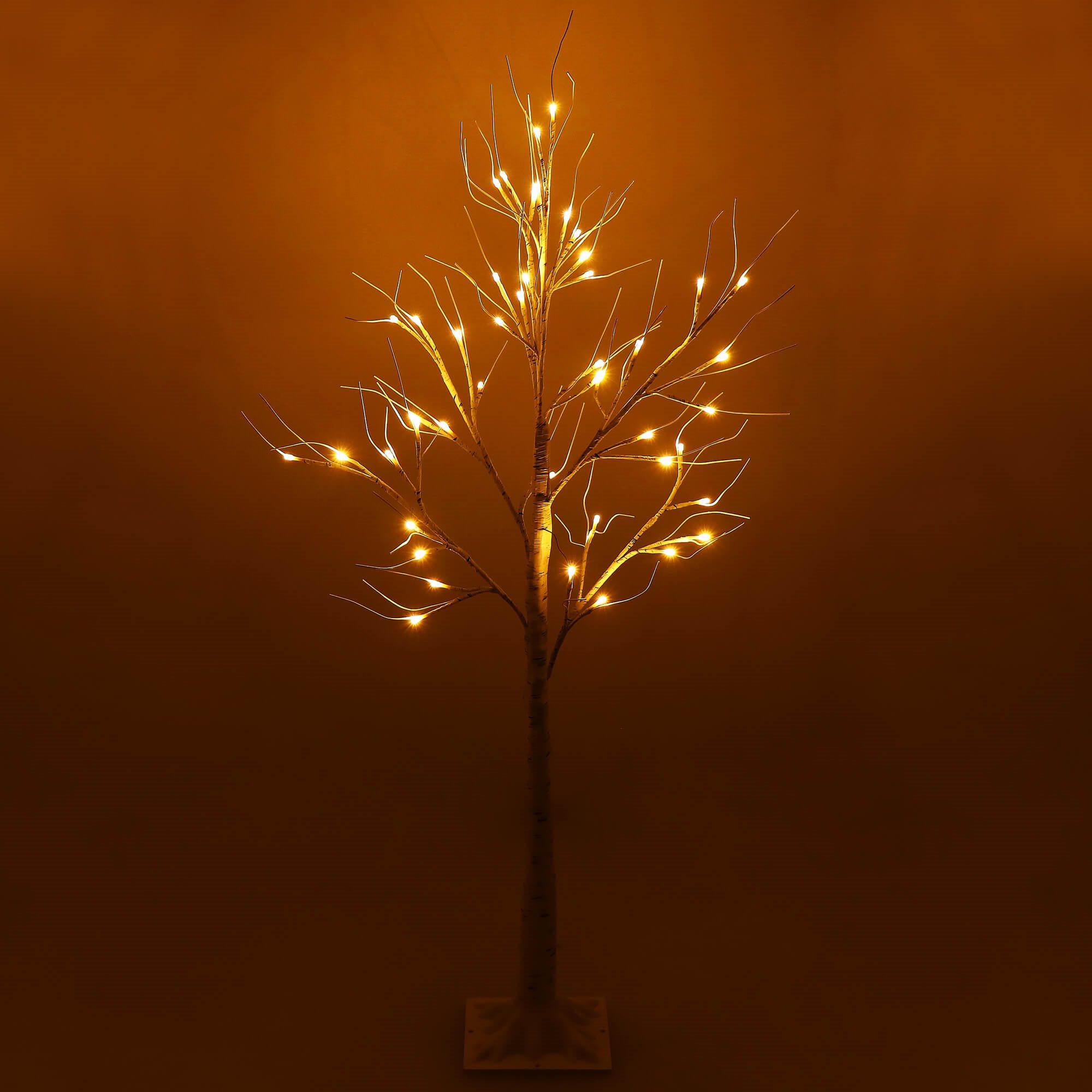 Dekoratyvinis beržo imitacijos medis Springos 180 cm su 96 LED