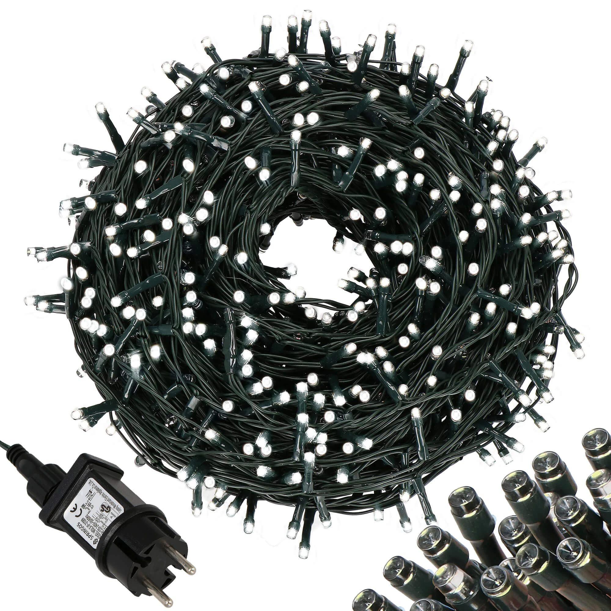 Kalėdinės lempos Springos CL1000, 1000 LED, 50 m