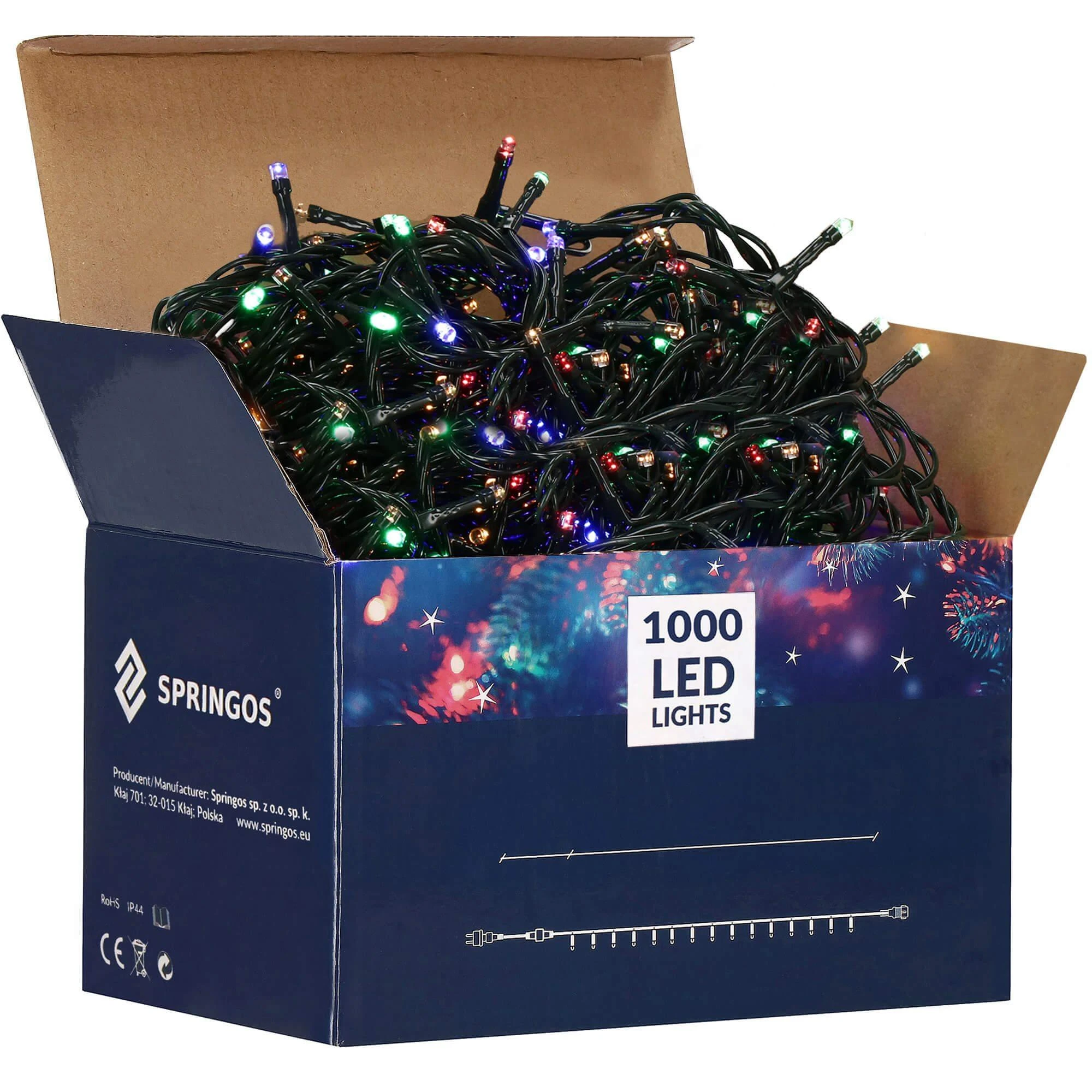 Kalėdinės lemputės Springos CL1005 1000 LED 60 m