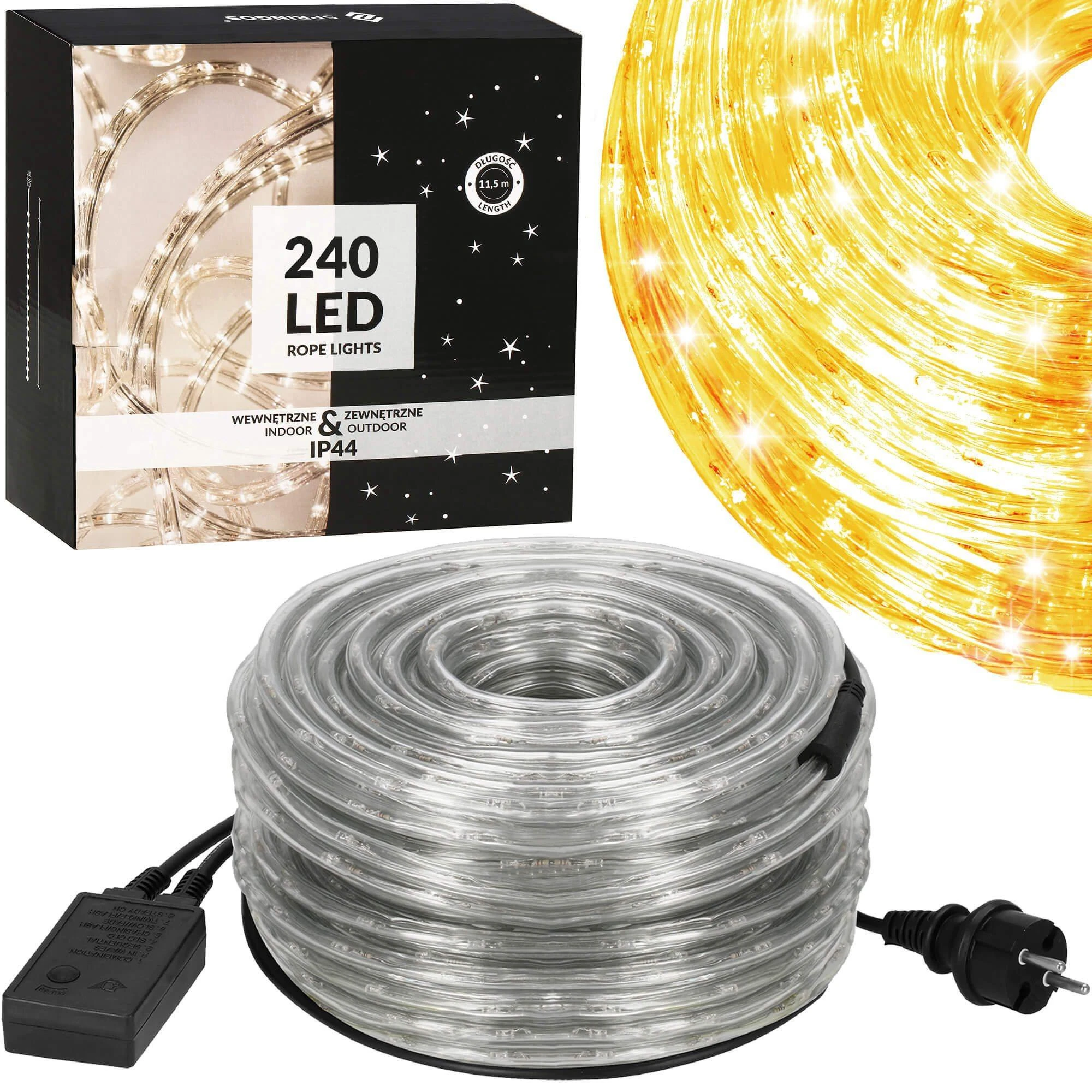 Šviečianti LED juosta Springos 240 LED