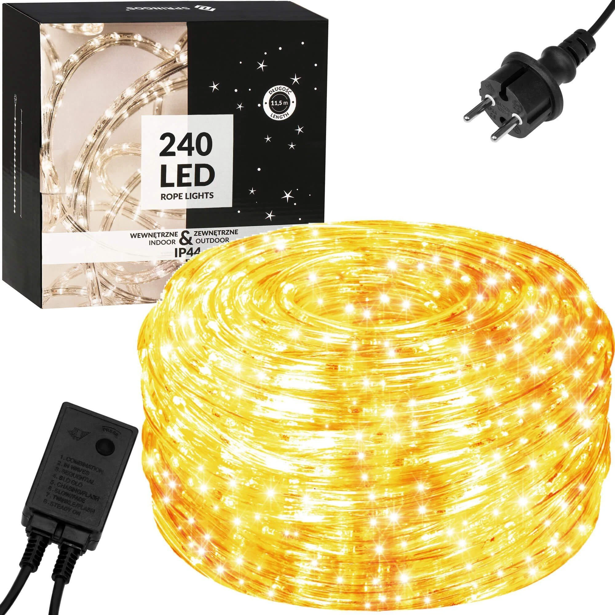 Šviečianti LED juosta Springos 240 LED