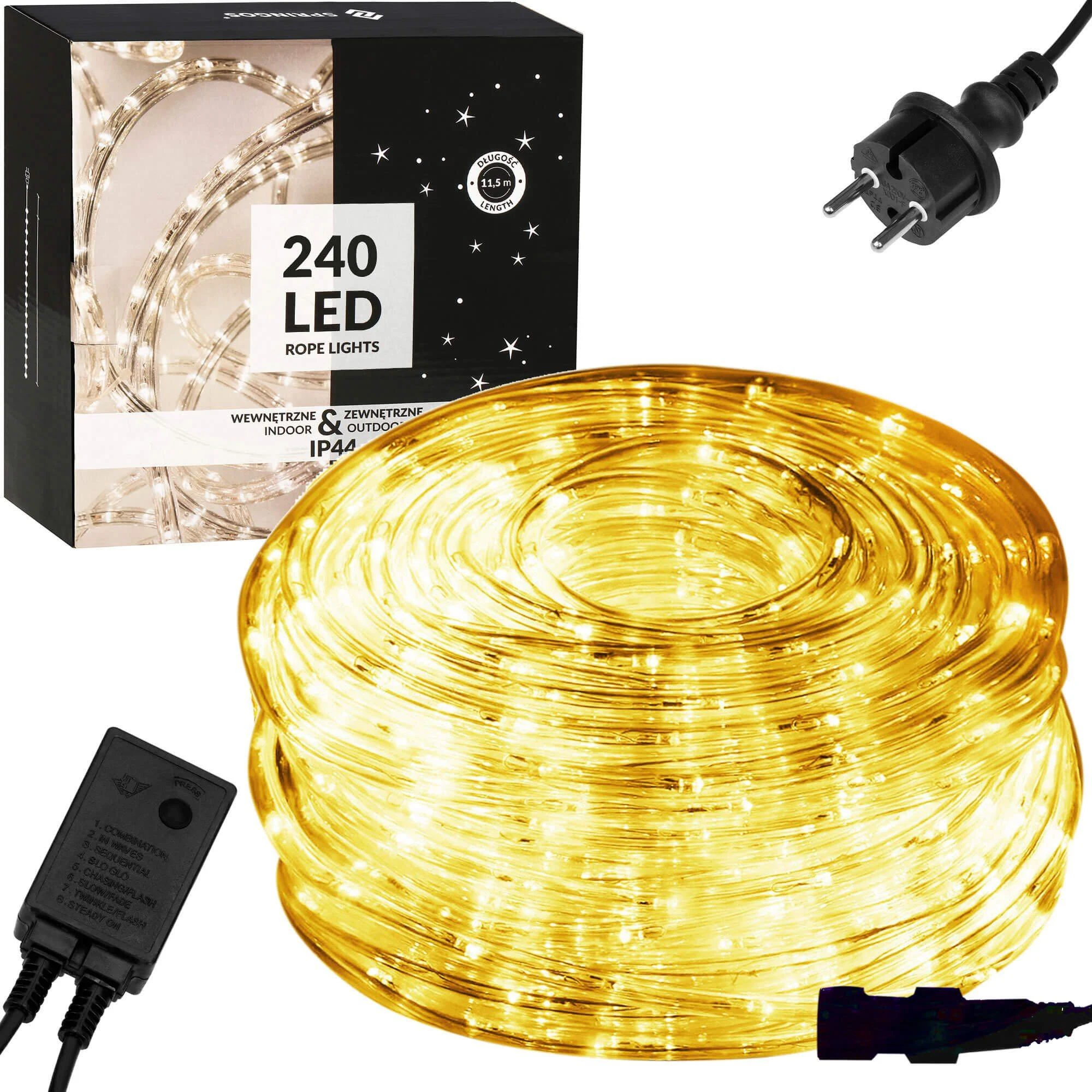 Šviečianti LED juosta Springos 240 LED