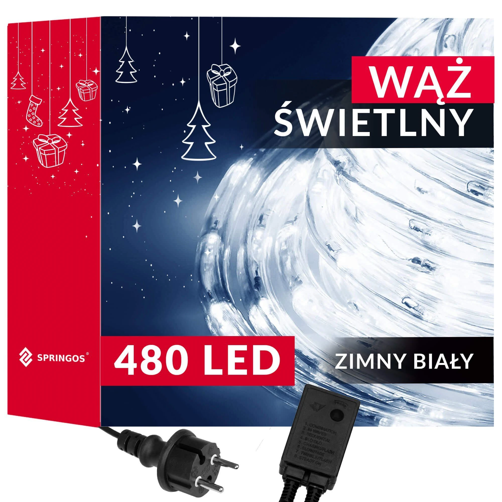 Šviesos juosta Springos CL1205, 480 LED