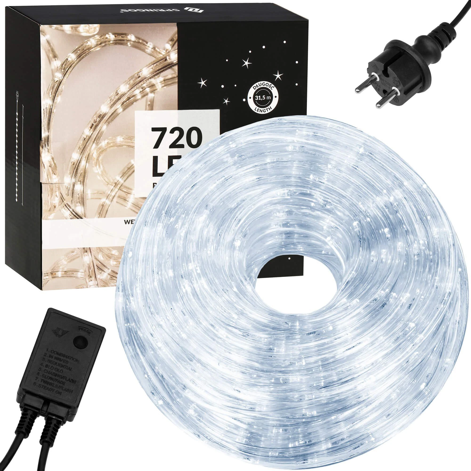 Springos šviesos girlianda su 720 LED