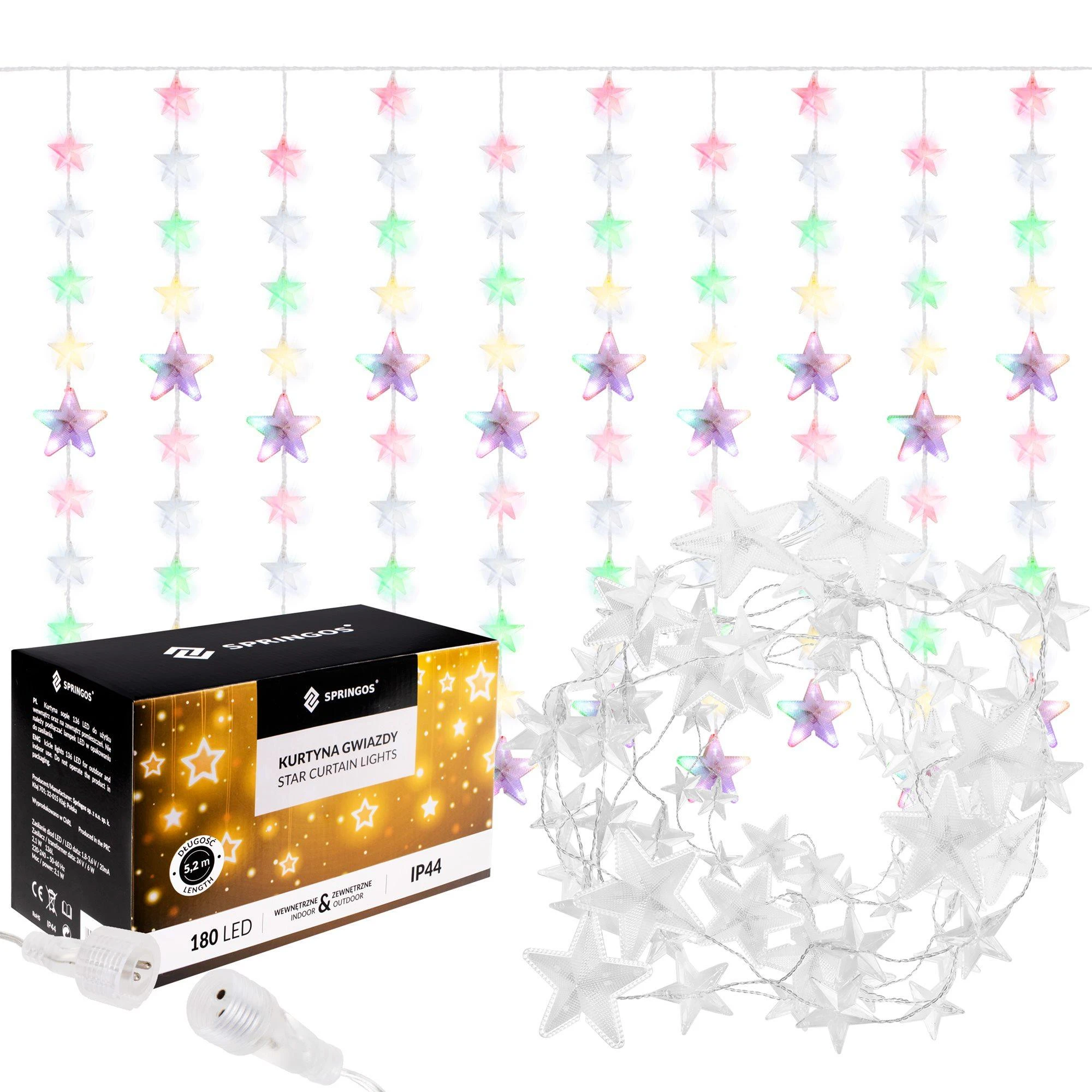 Kalėdinės lemputės Springos CL4005 180 LED šviesos girlianda