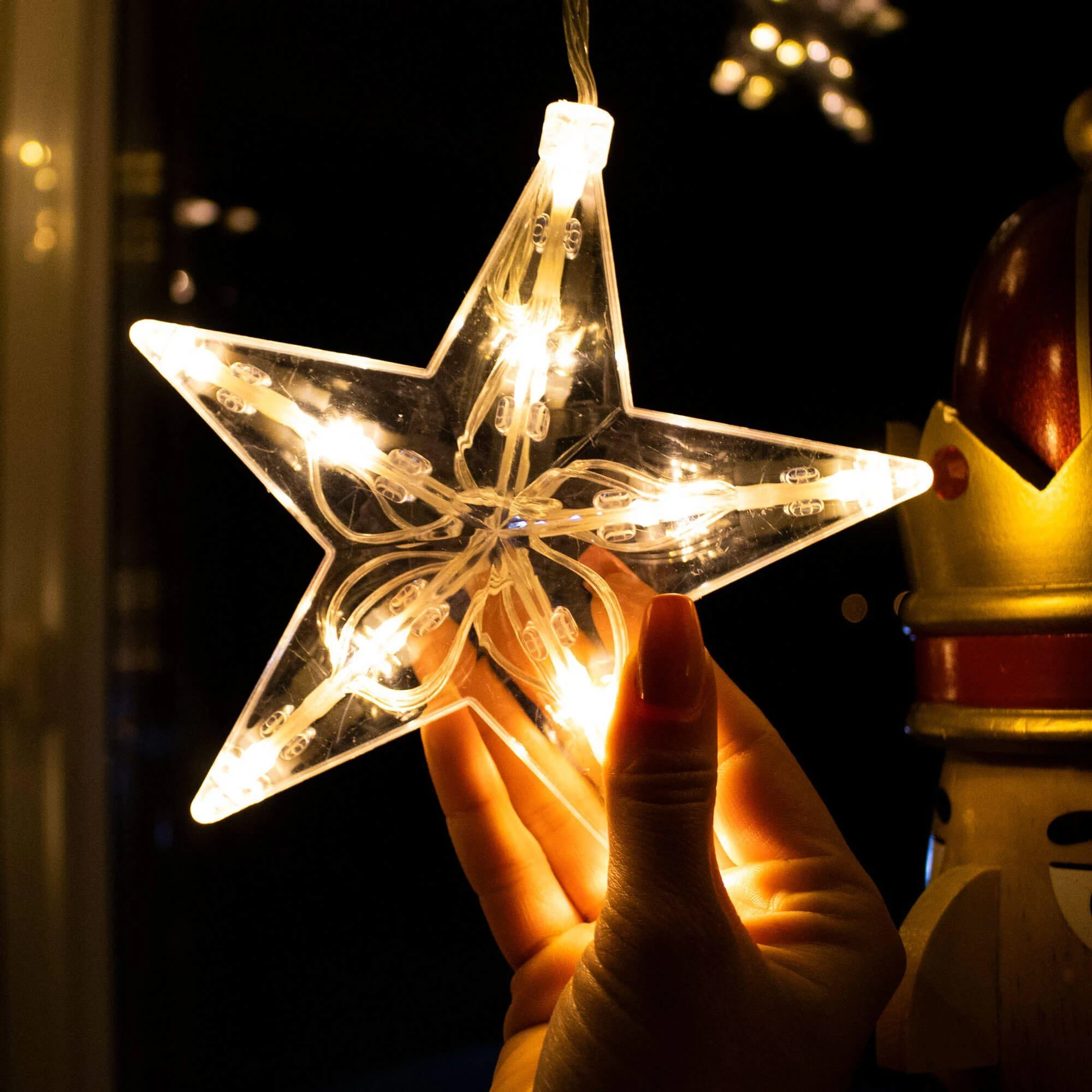 Šviesos užuolaida Springos 70 LED šilta balta