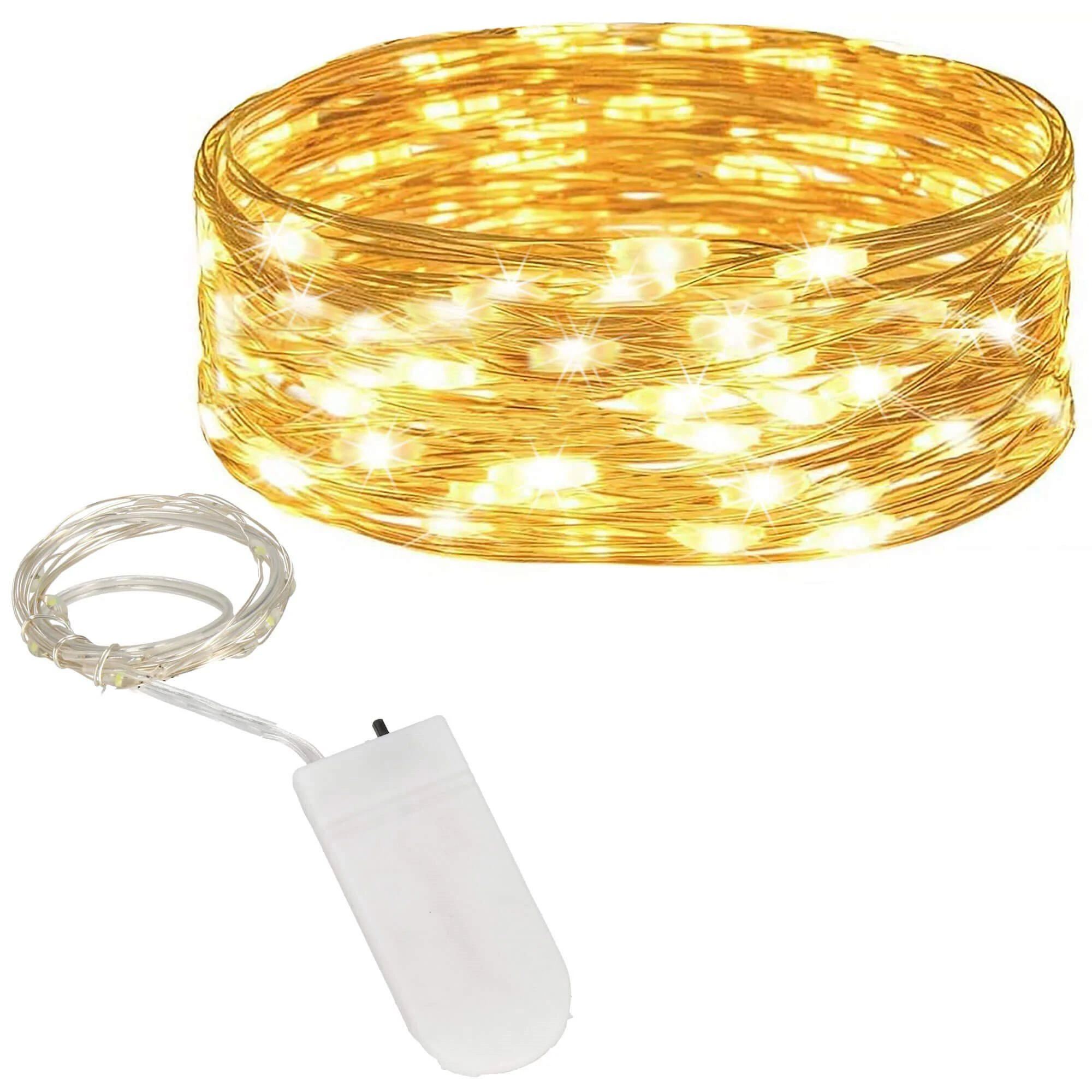 Springos LED girlianda su šilta balta šviesa