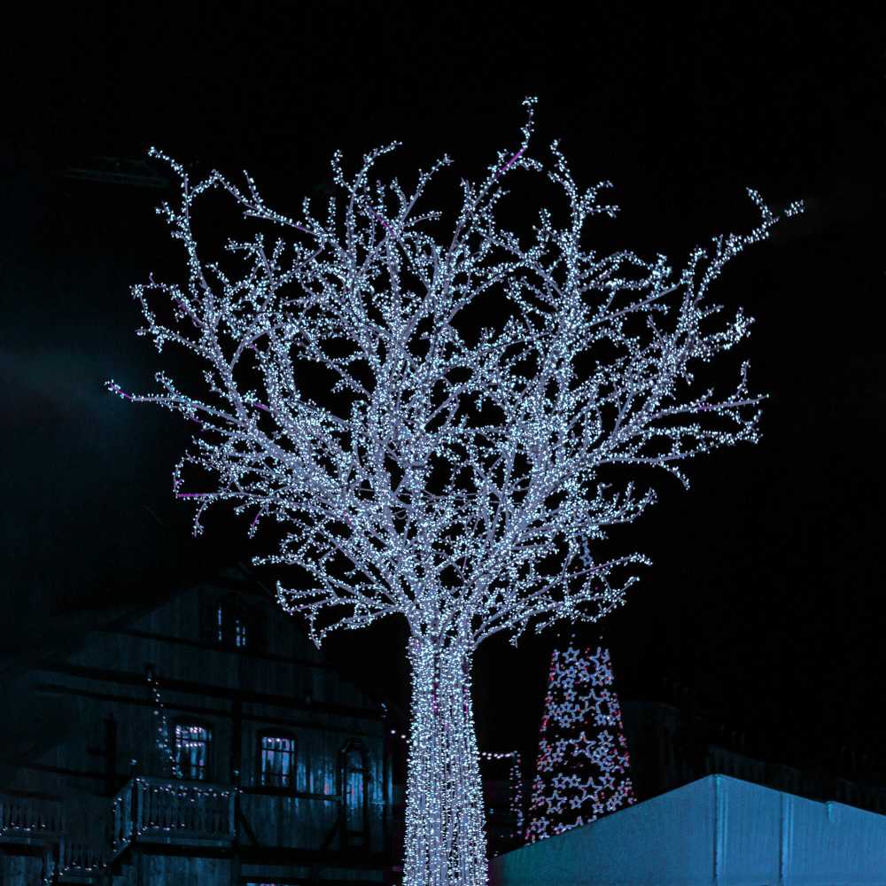 Kalėdinės girliandos Springos 200 LED, 10 m, šaltai balta