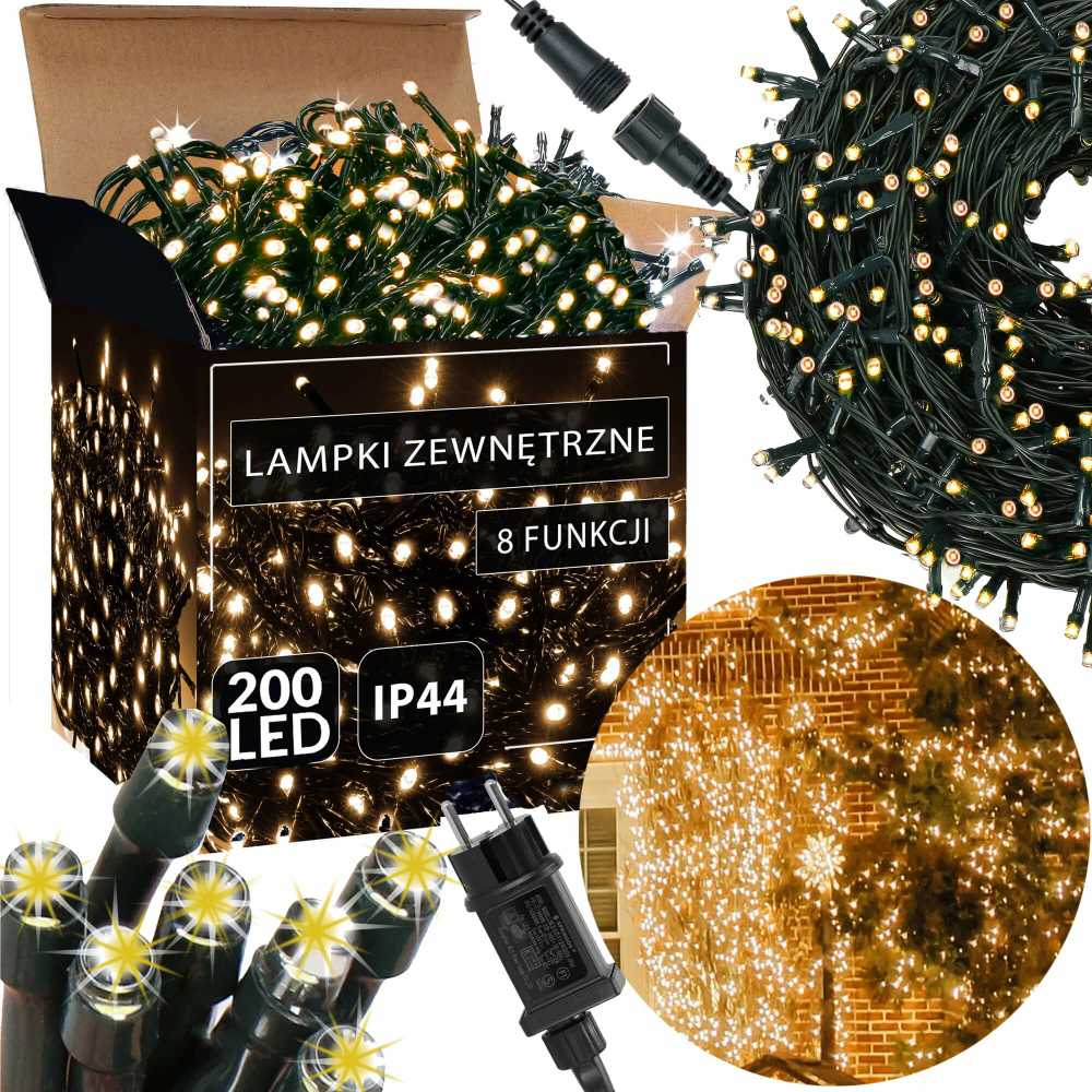 Kalėdinė girlianda Springos 200 LED 12,5 m